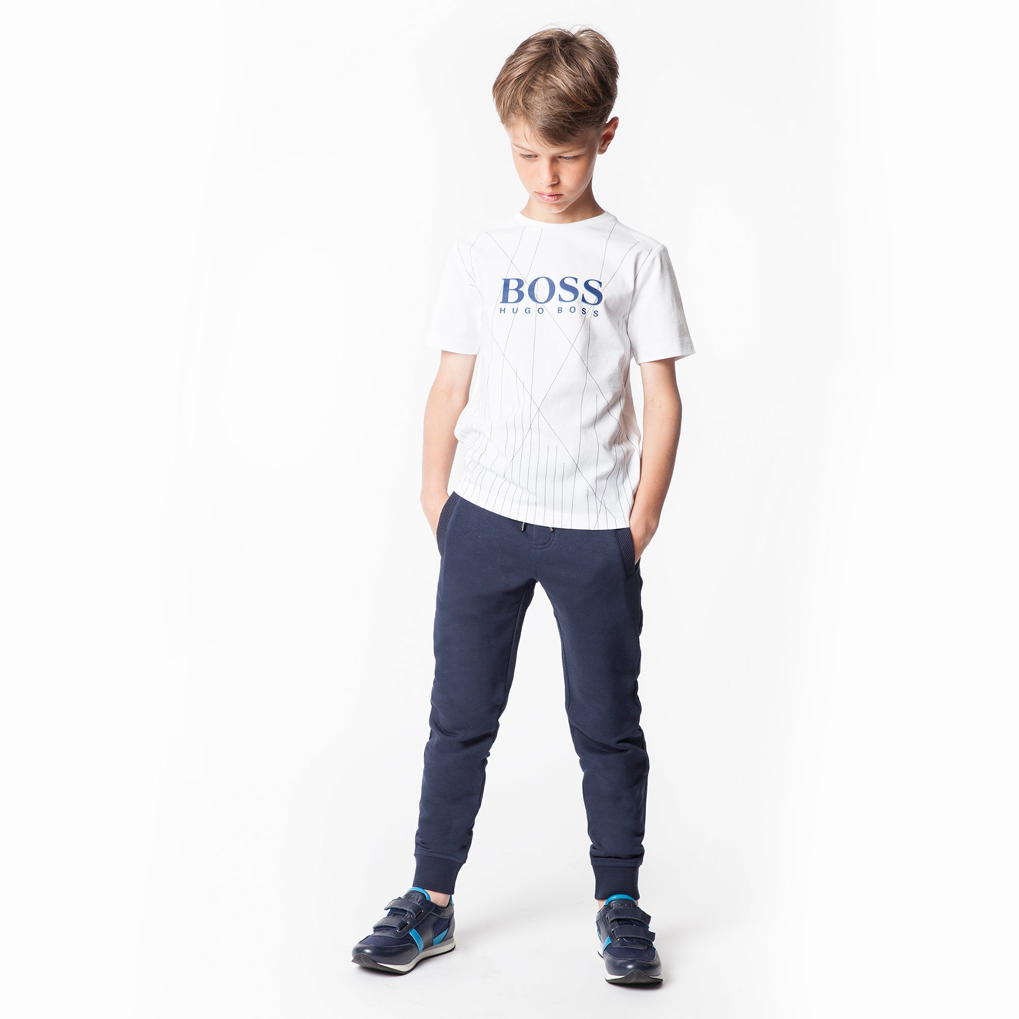 Boys White Logo T-shirt