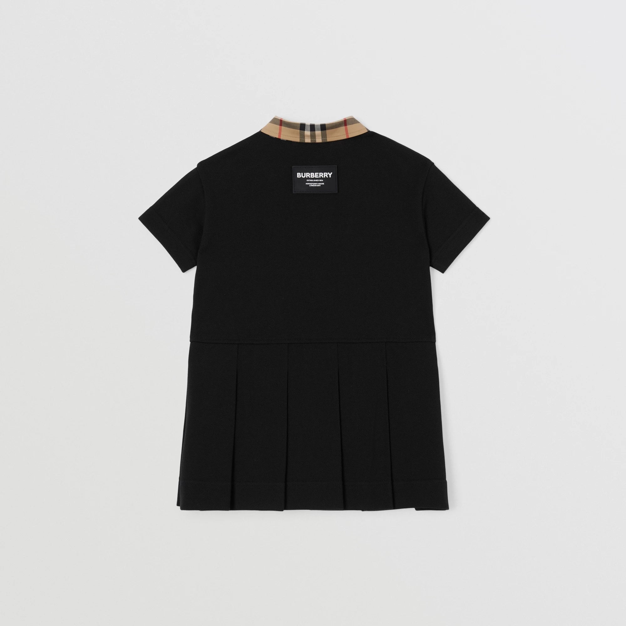 Baby Girls Black Cotton Dress