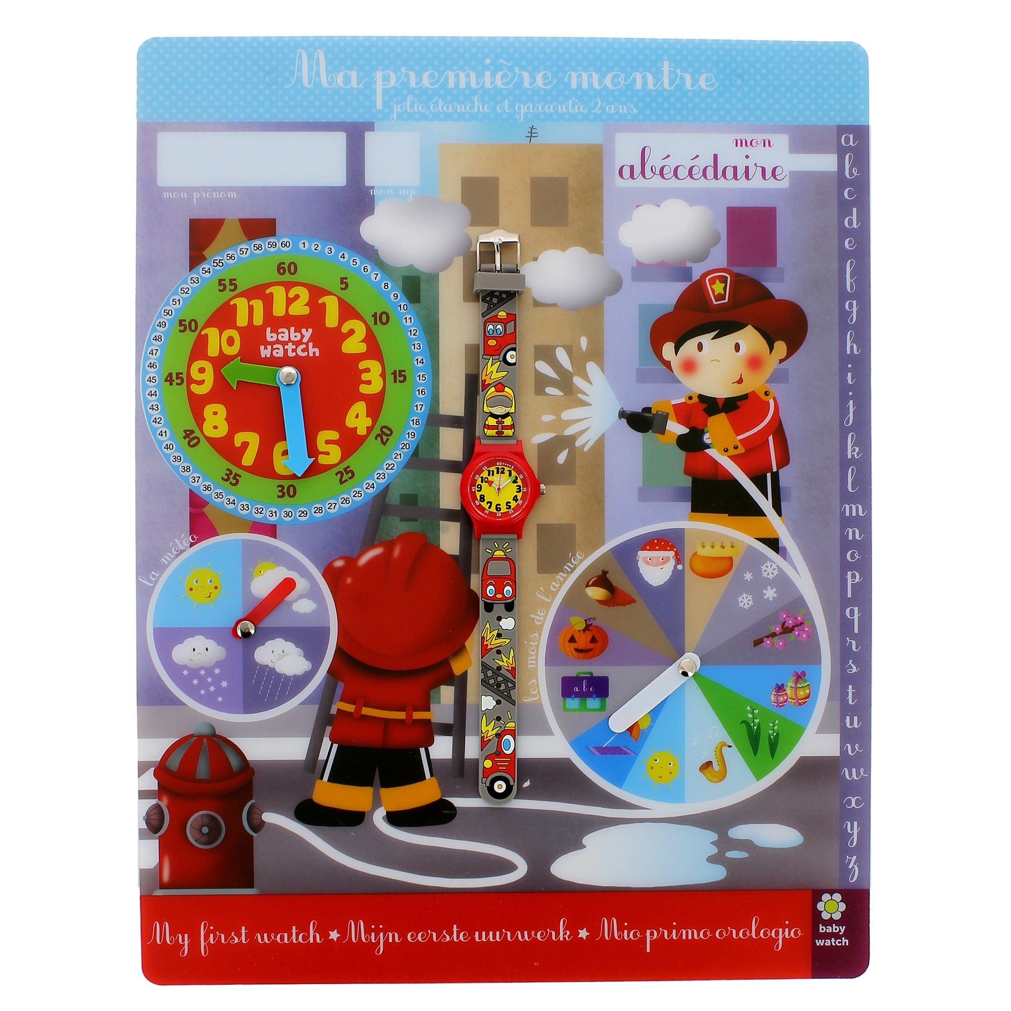 Boys Black Car Watch(3-6Y)