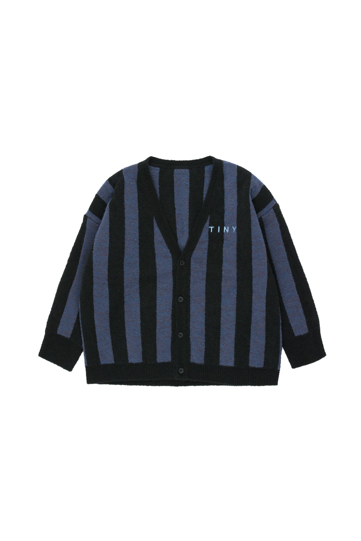 Boys & Girls Black & Navy Striped Cardigan