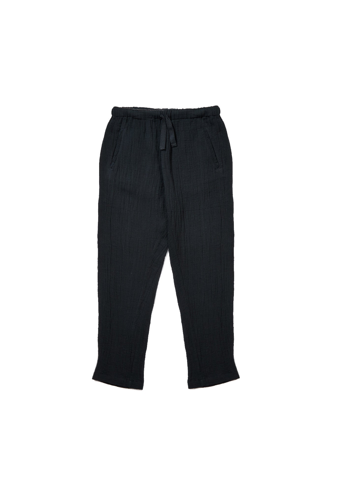 Boys Black Cotton Trousers