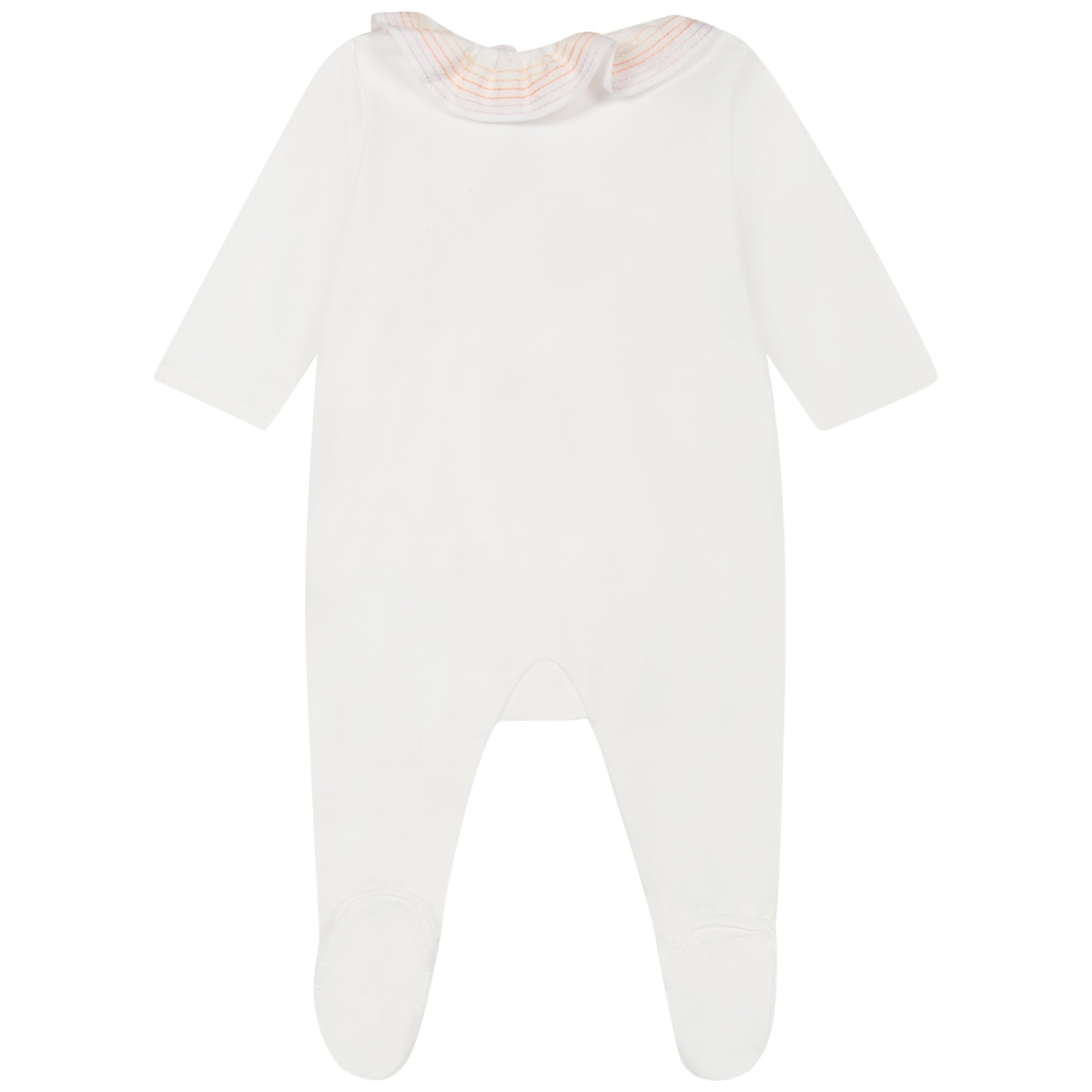 Ensemble de barboteuses en coton blanc pour bébés garçons et filles (lot de 2)
