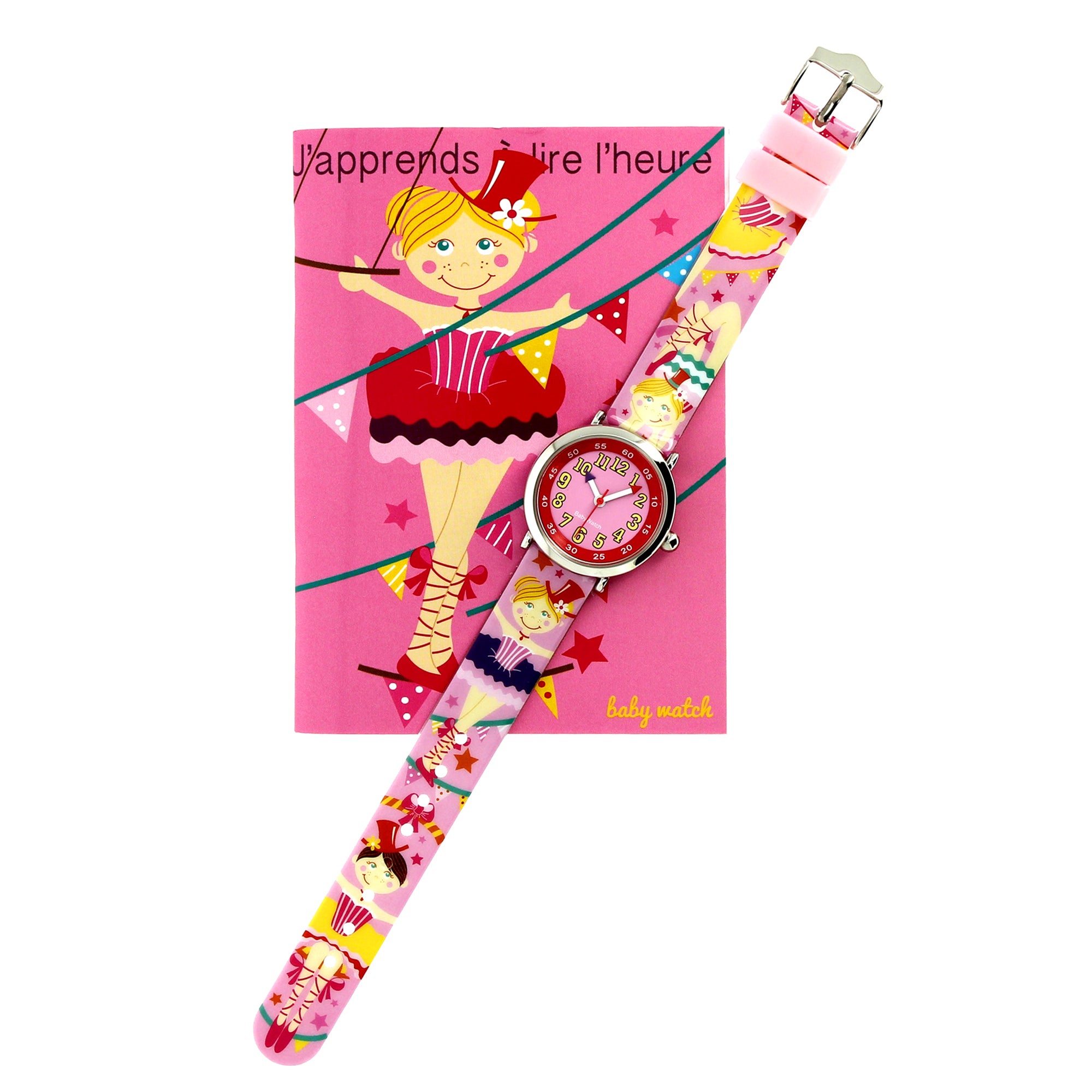 Girls Pink Watch(4-7Y)