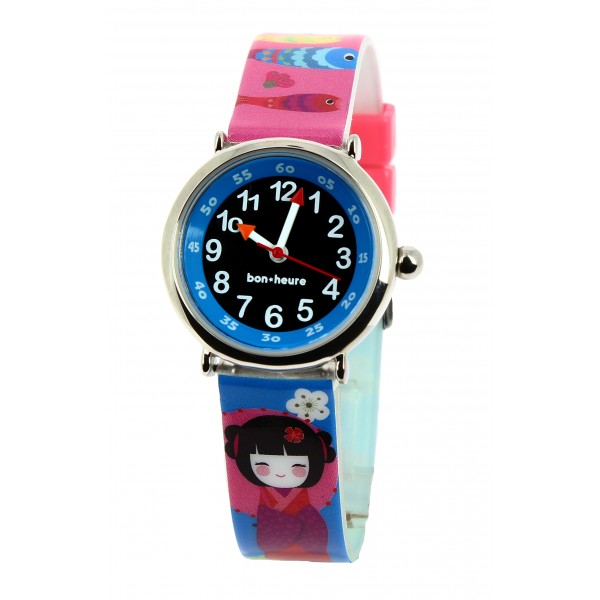 Girls Pink Doll Watch(4-7Y)