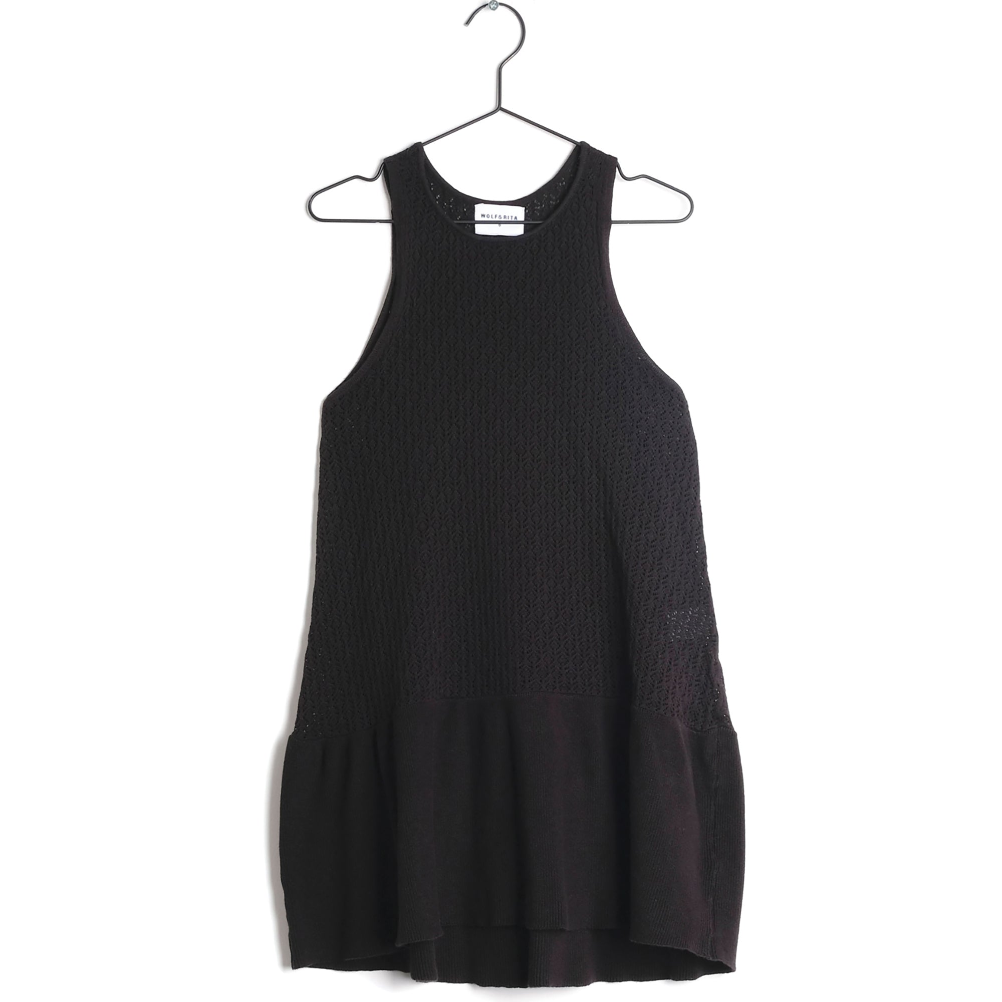 Girls Black Cotton Dress