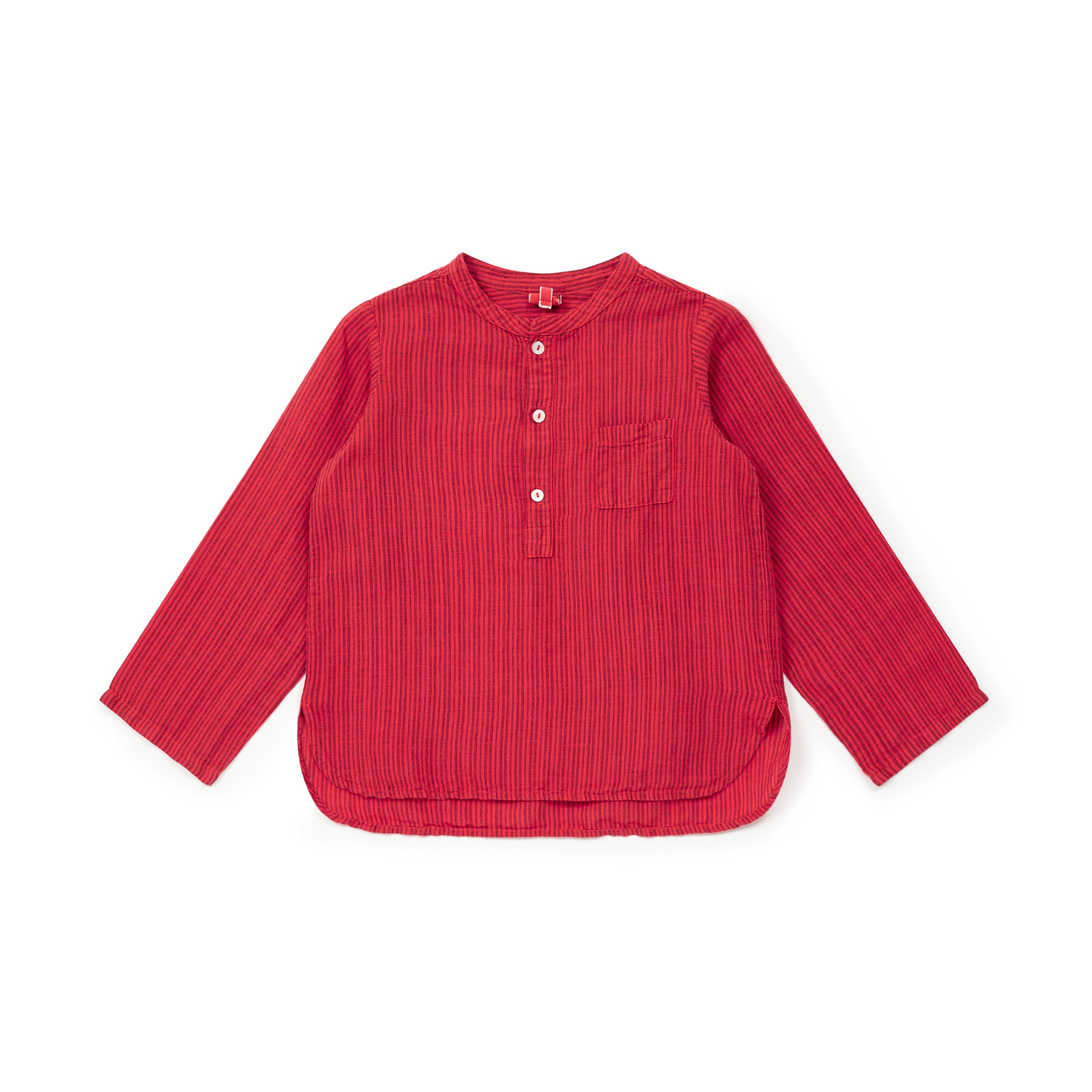 Boys Red Stripe Shirt