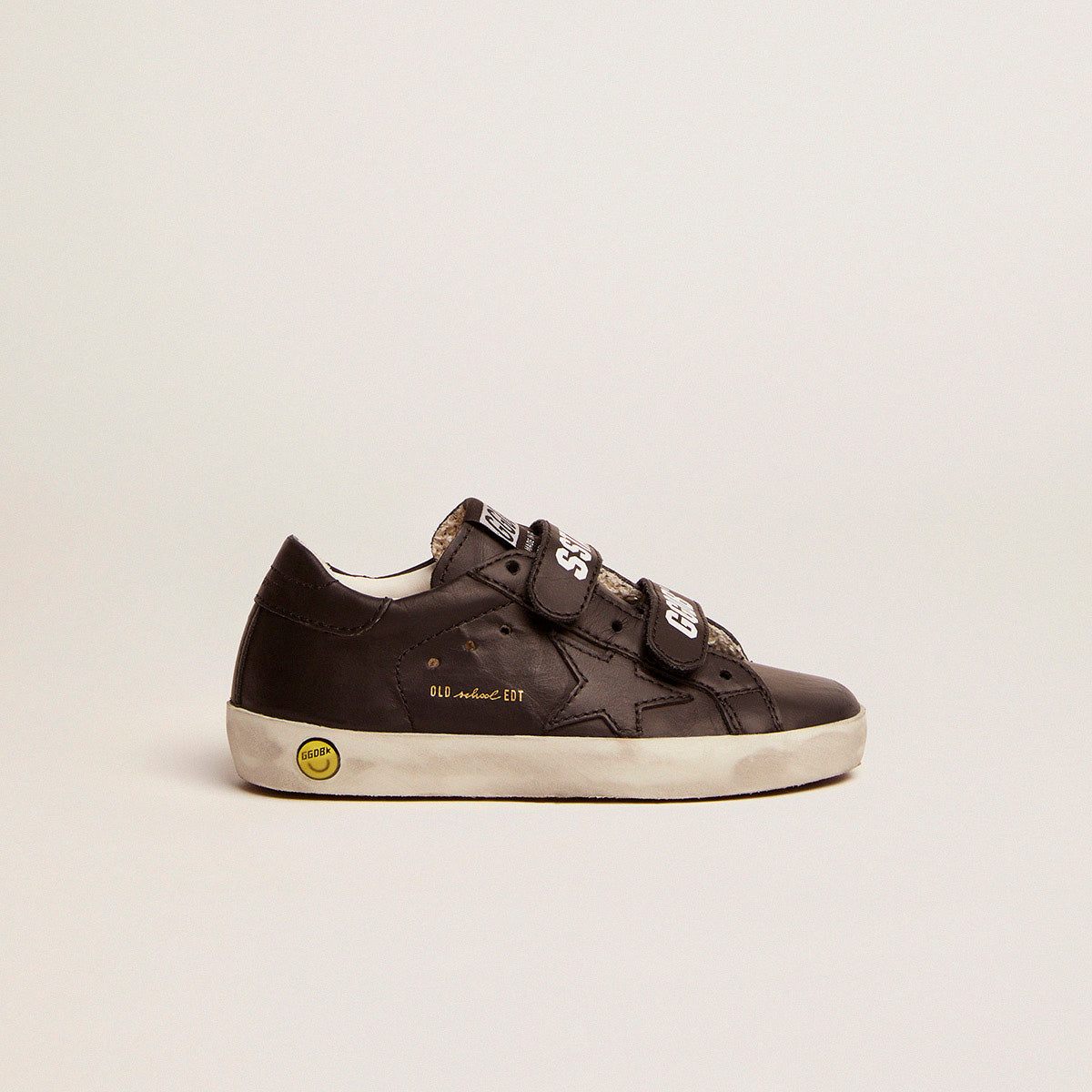 Boys & Girls Black Star Shoes