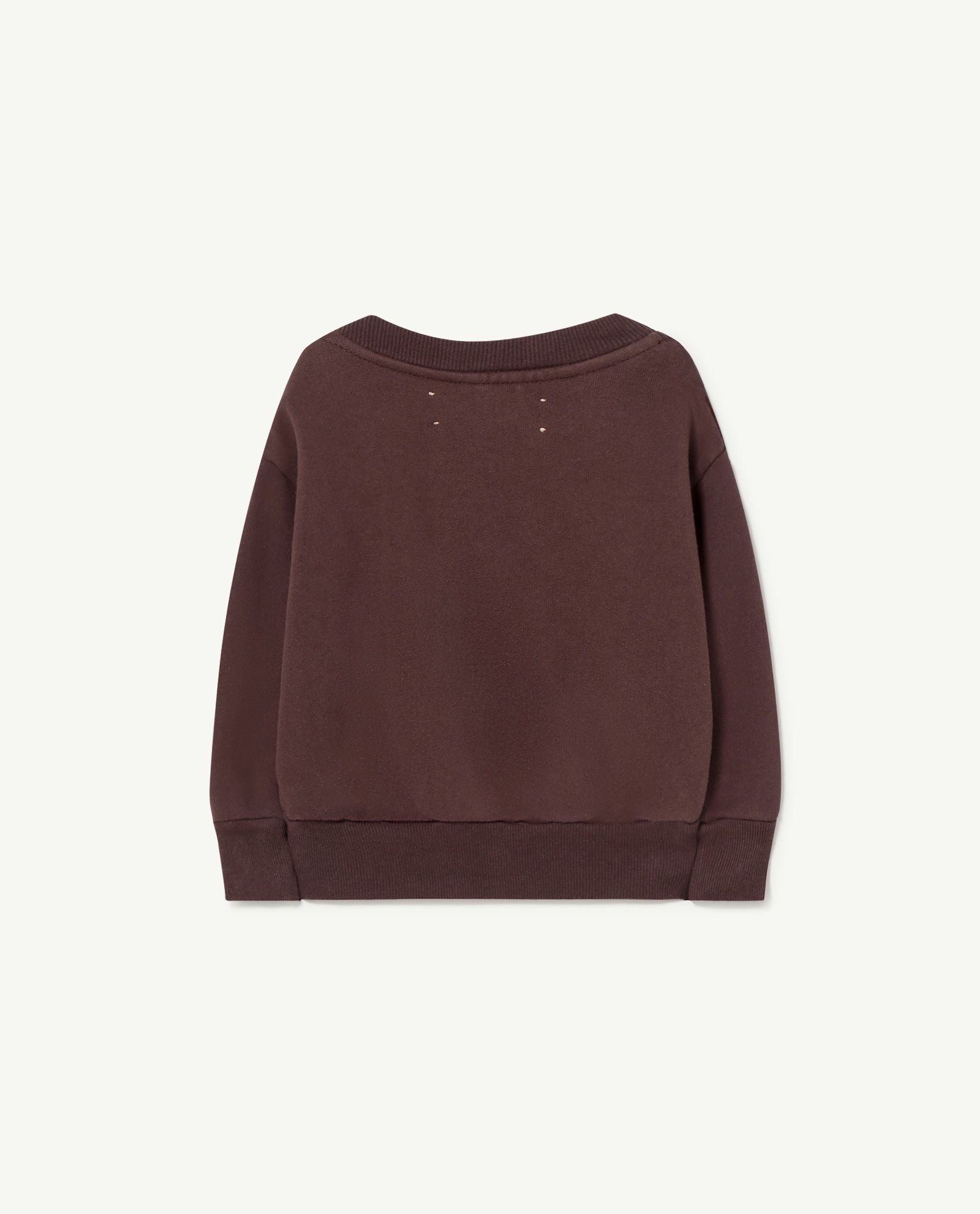 Baby Boys & Girls Brown Printed Sweatshirt