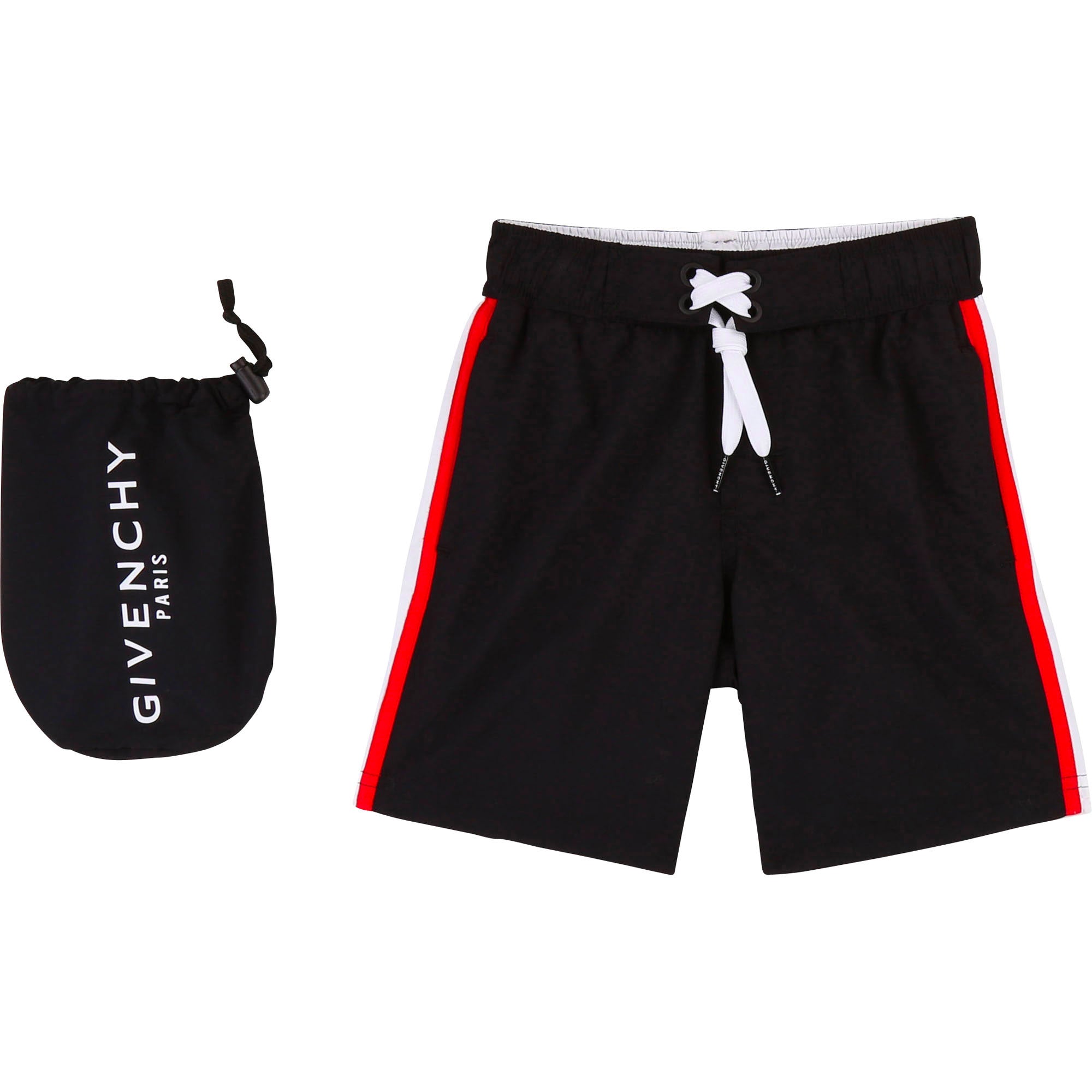 Boys Black Surfer Shorts