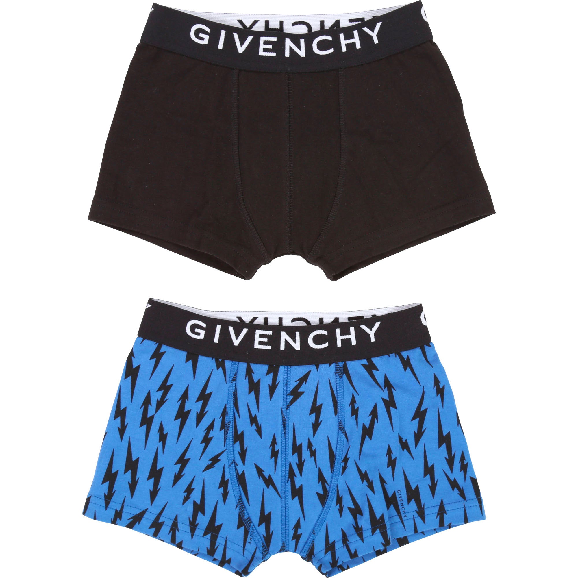 Boys Black & Blue Cotton Sets