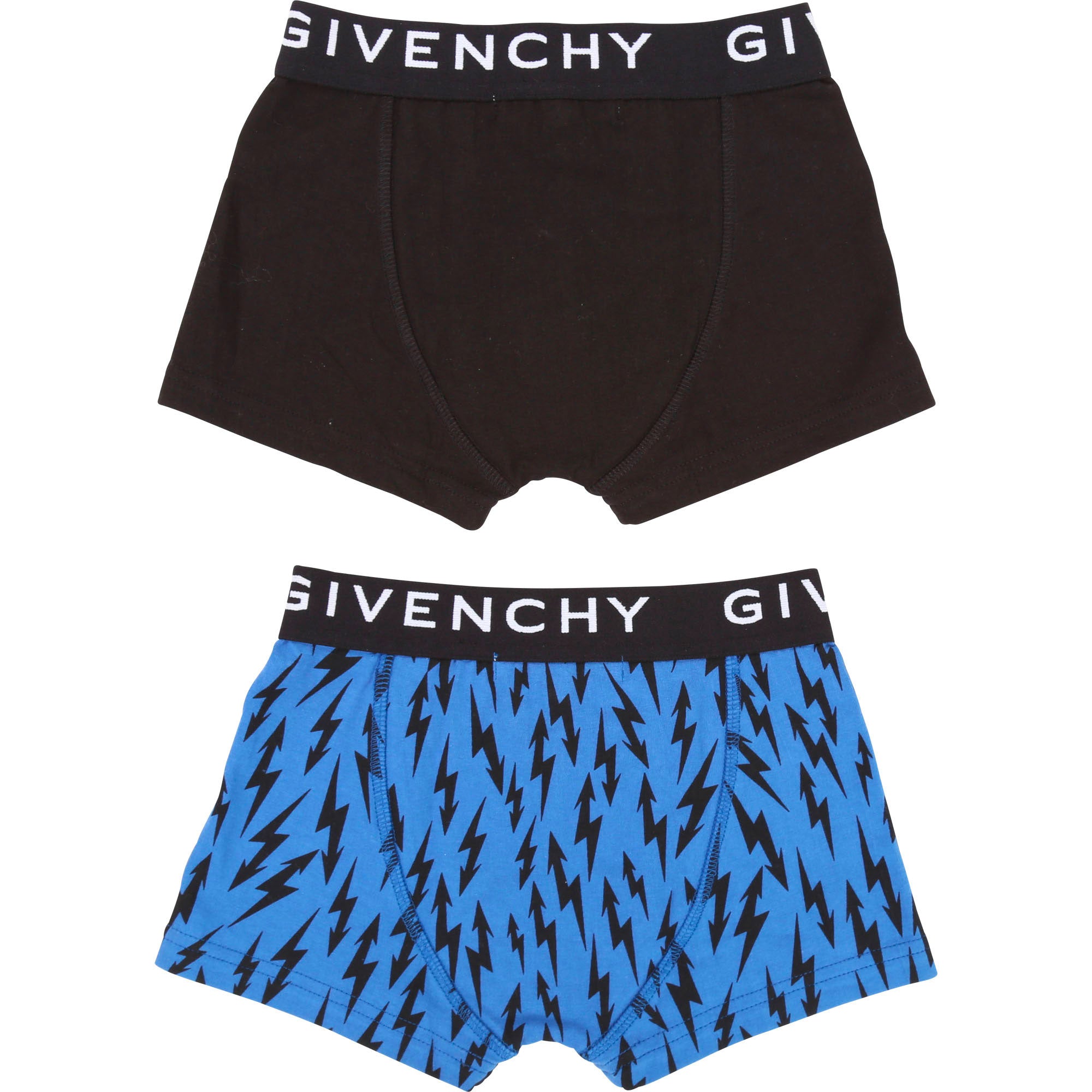 Boys Black & Blue Cotton Sets