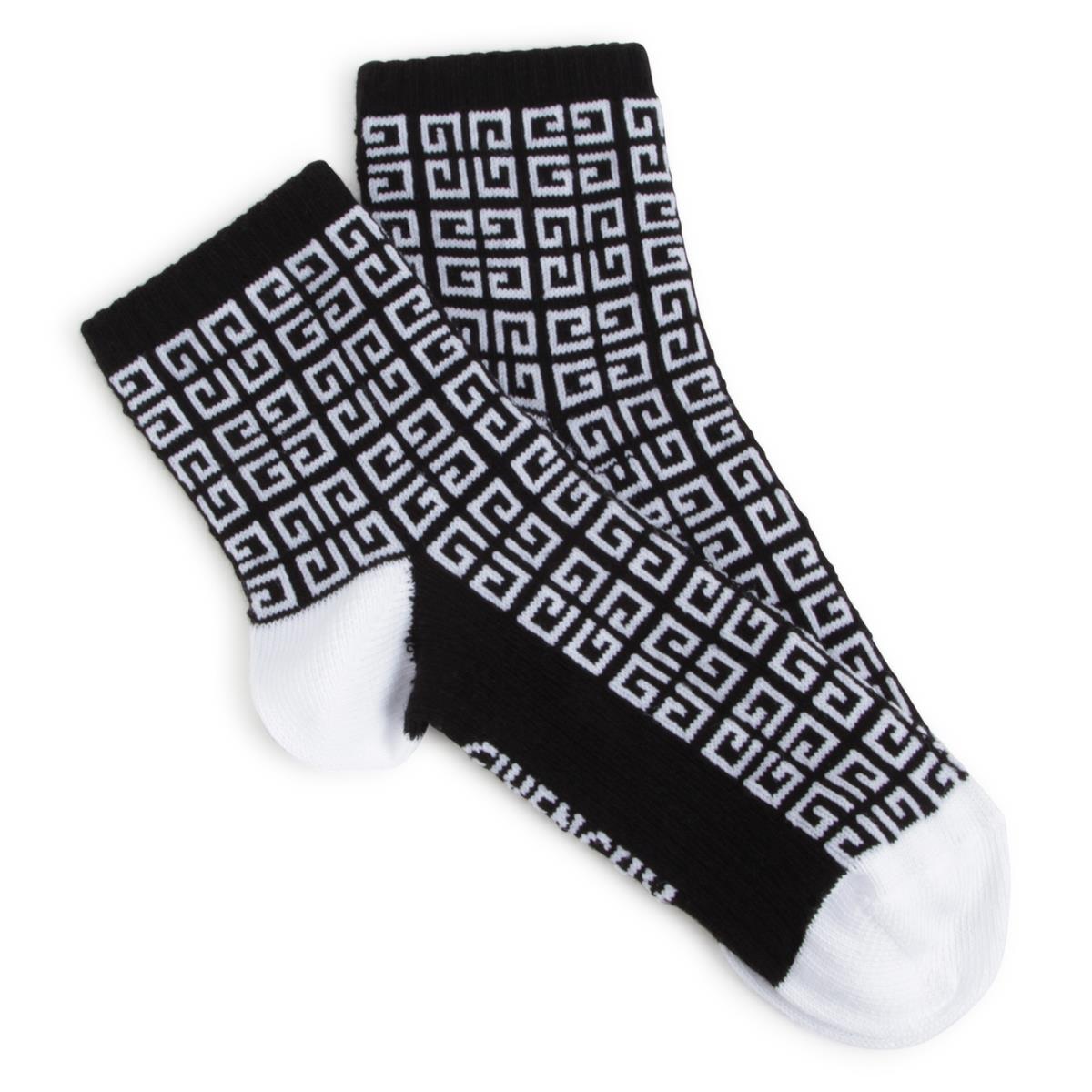Boys Black Cotton Socks(2 Pack)