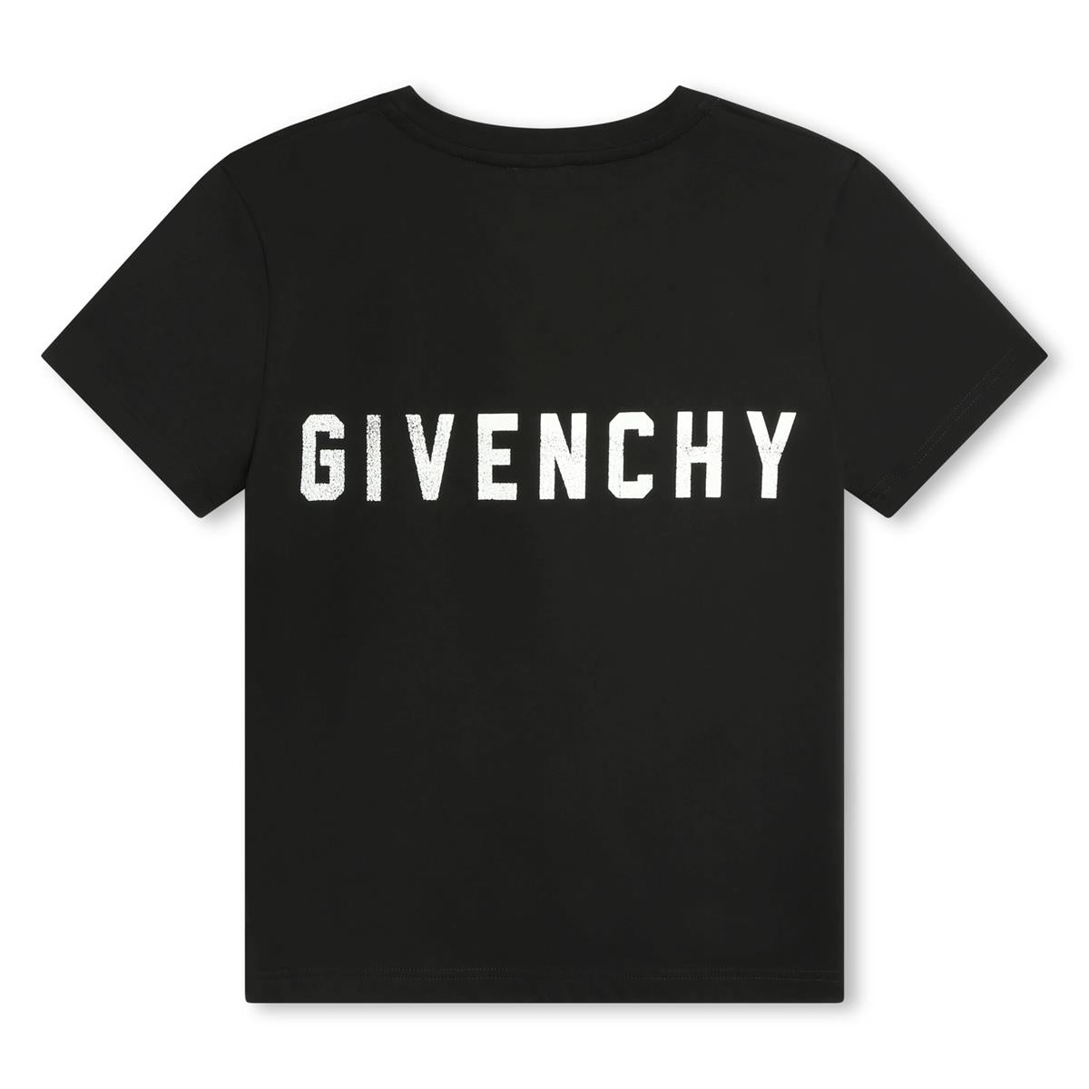 Boys Black Cotton T-Shirt