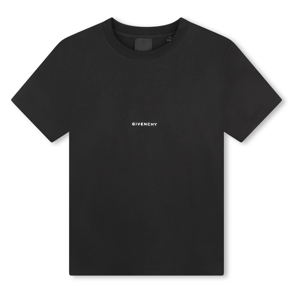 Boys Black Cotton T-Shirt