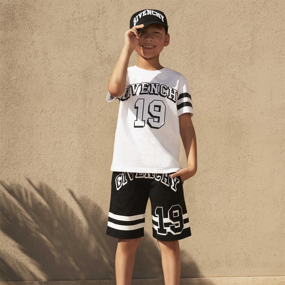 Boys White Cotton T-Shirt