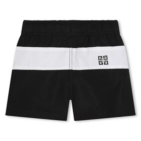 Boys Black Logo Swim Shorts