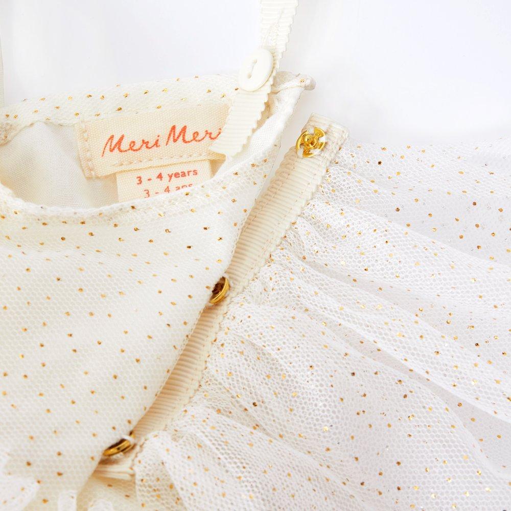 Robe de fée en tulle blanc