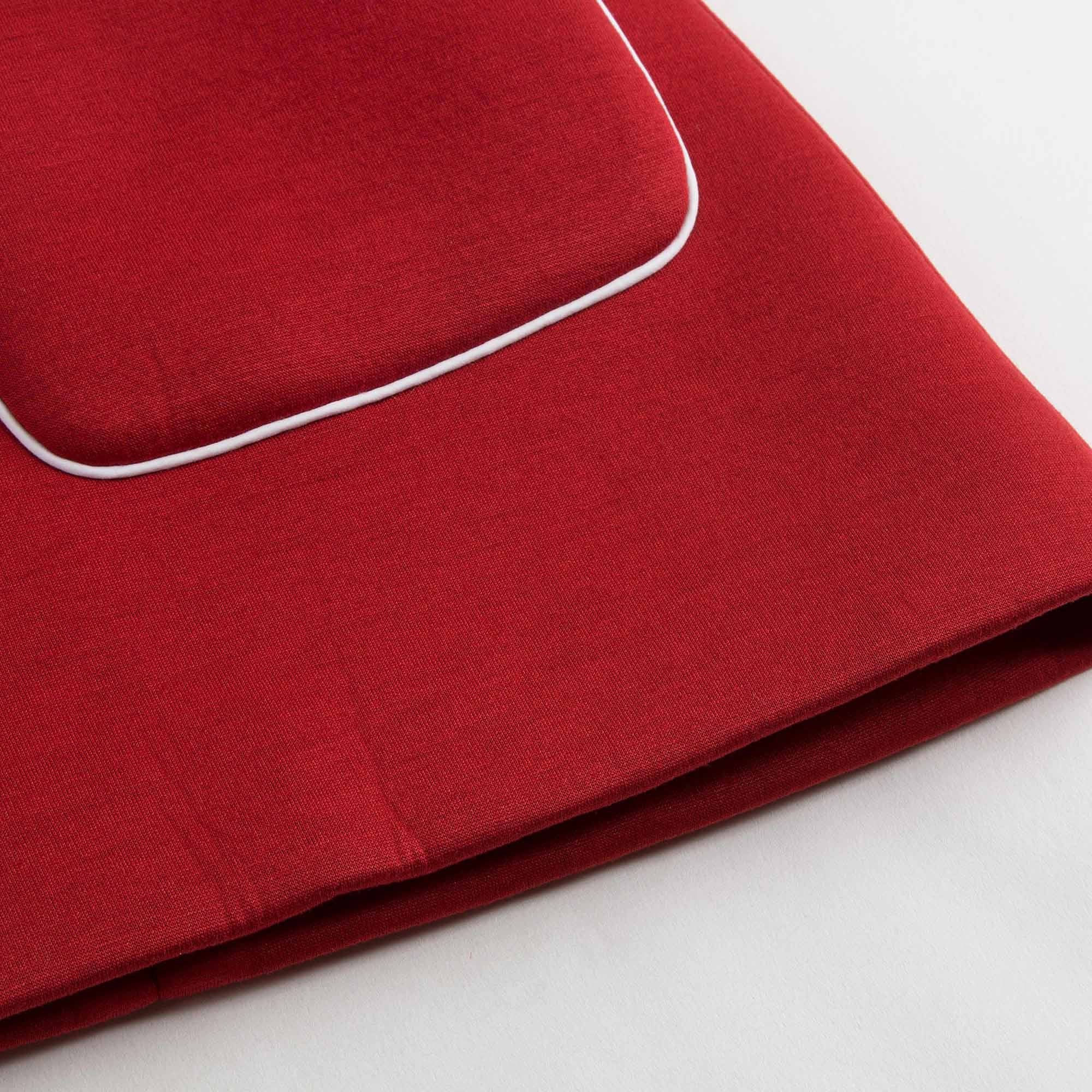 Girls Brick Red Wool Patch Pocket Skirt - CÉMAROSE | Children's Fashion Store - 7