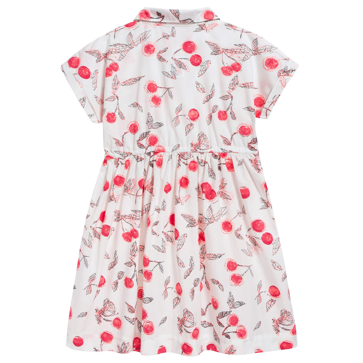 Robe fillette imprimé cerises