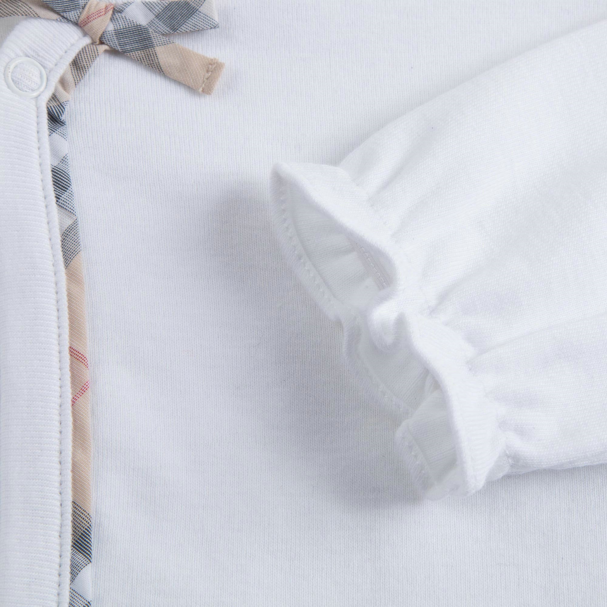 Baby Girls White Top & Trousers 2 Piece Gift Set - CÉMAROSE | Children's Fashion Store - 6