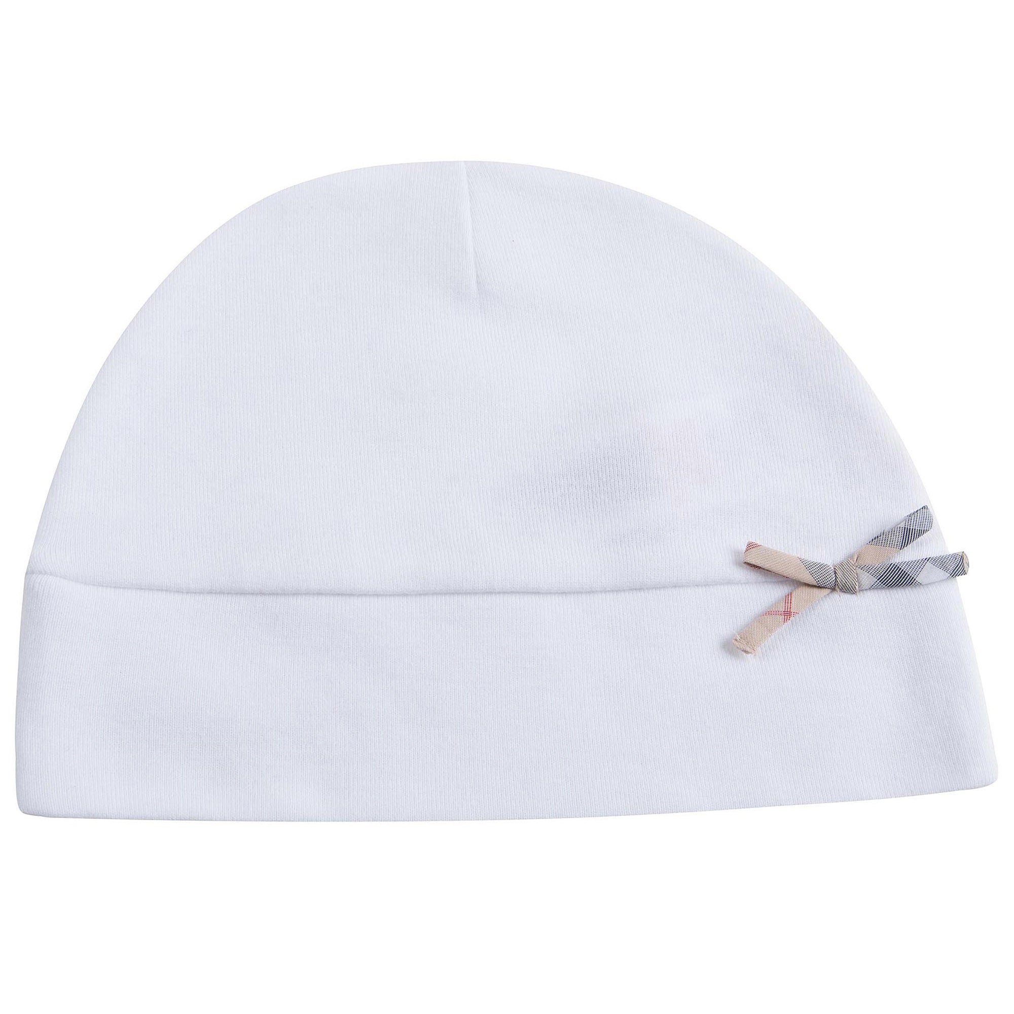 Baby Girls White Boxed Gift Set With Babygrow, Hat & Bib - CÉMAROSE | Children's Fashion Store - 6
