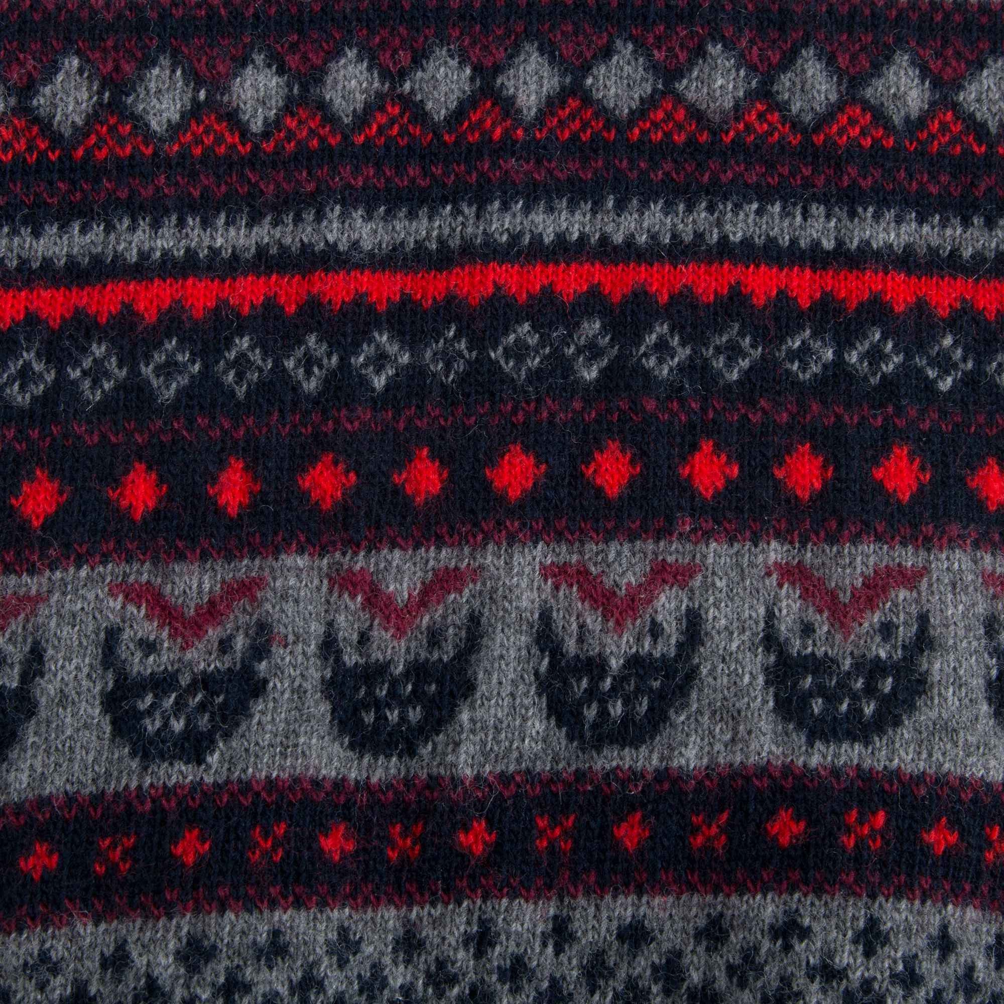 Boys Blue & Grey Wool Sweater
