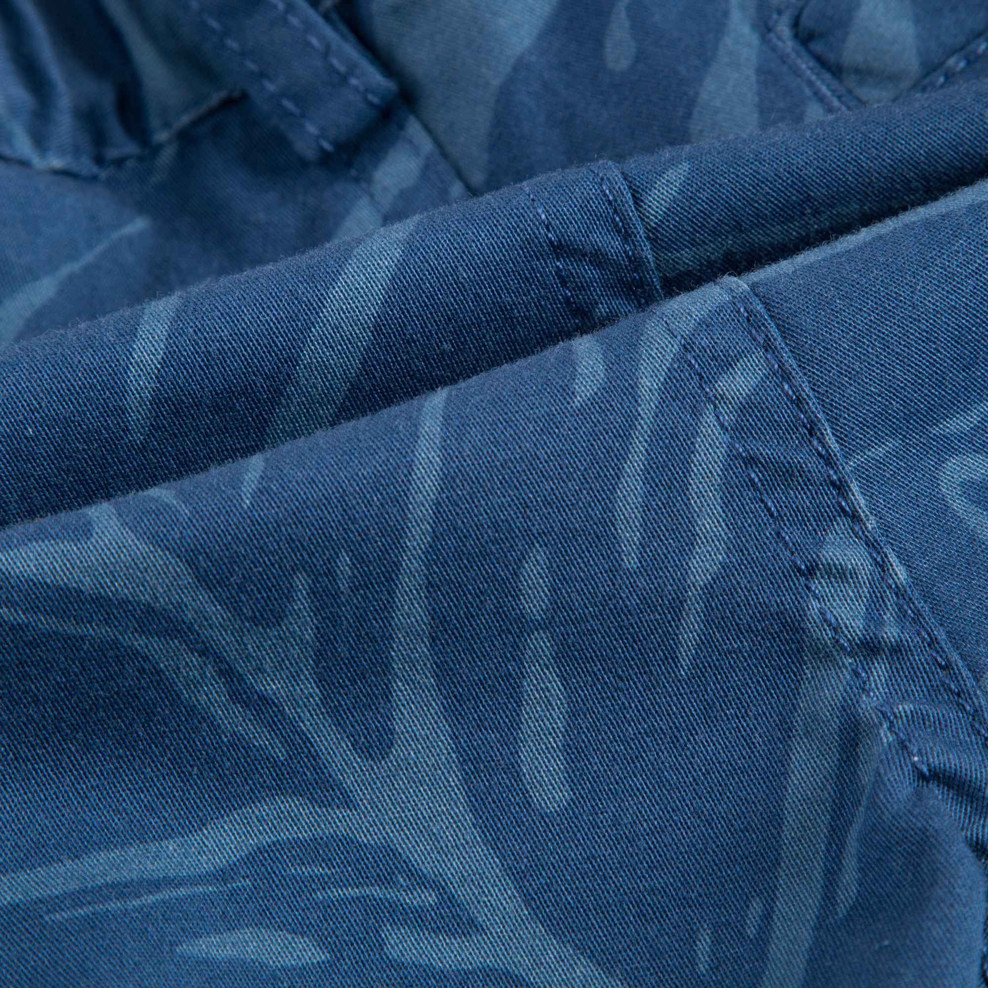 Short camouflage bleu garçon