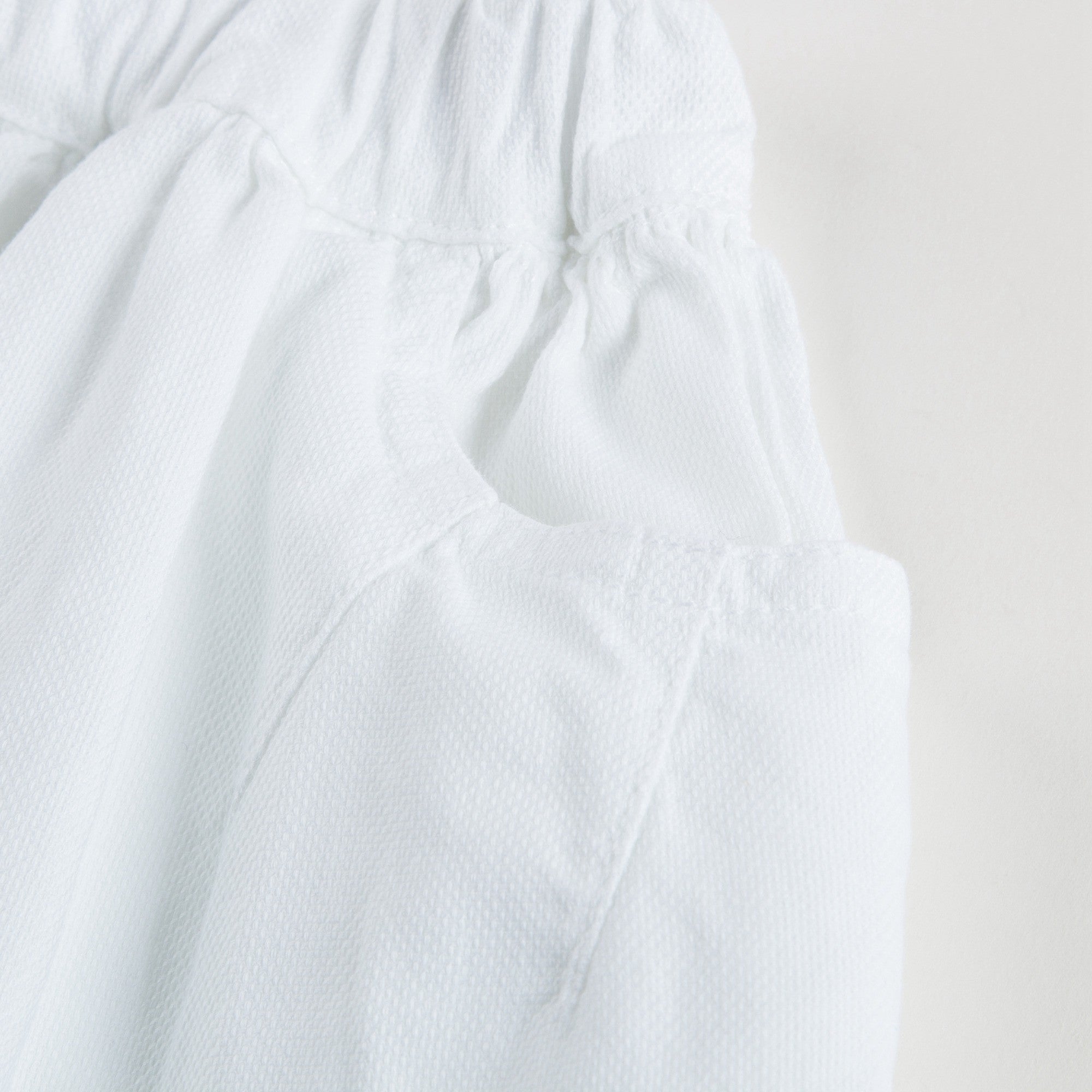 Jupe blanche en coton pour fille