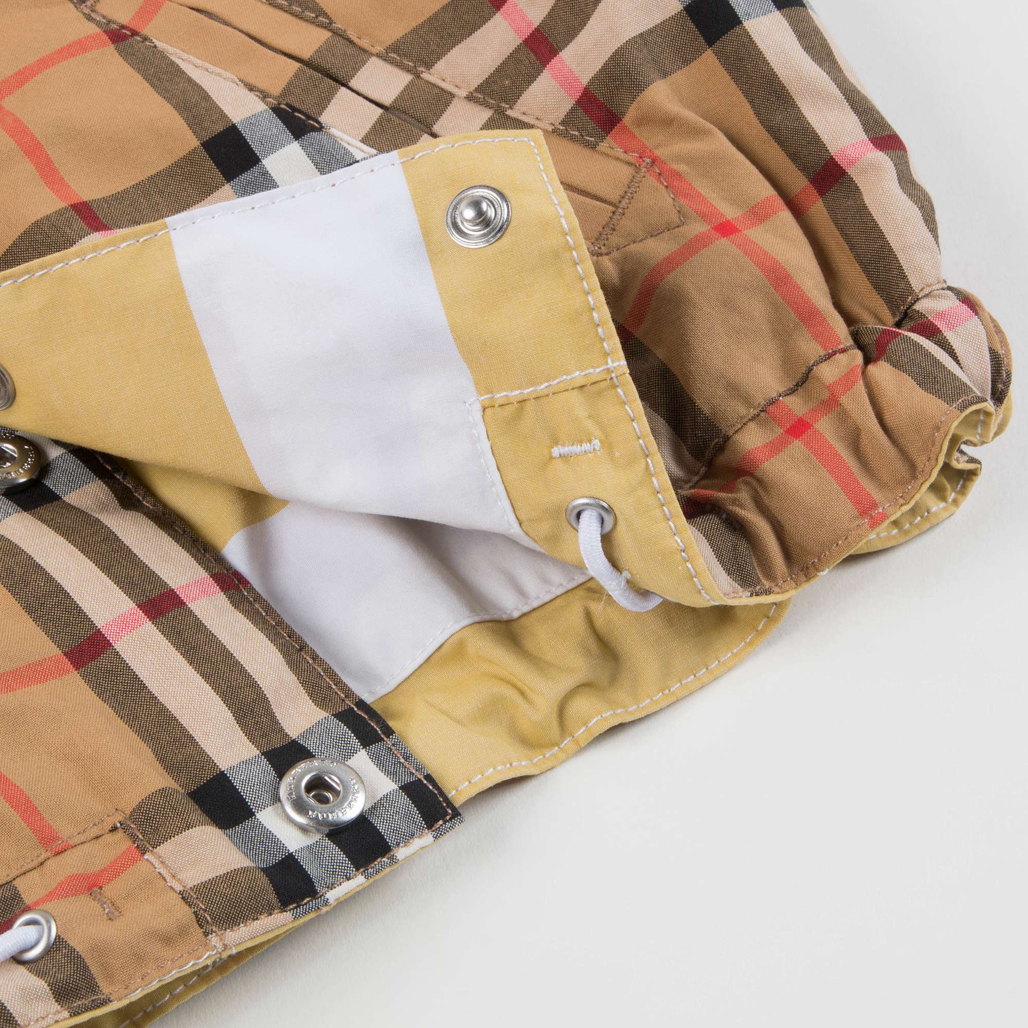 Baby Boys Larch Yellow & White Cotton Jacket