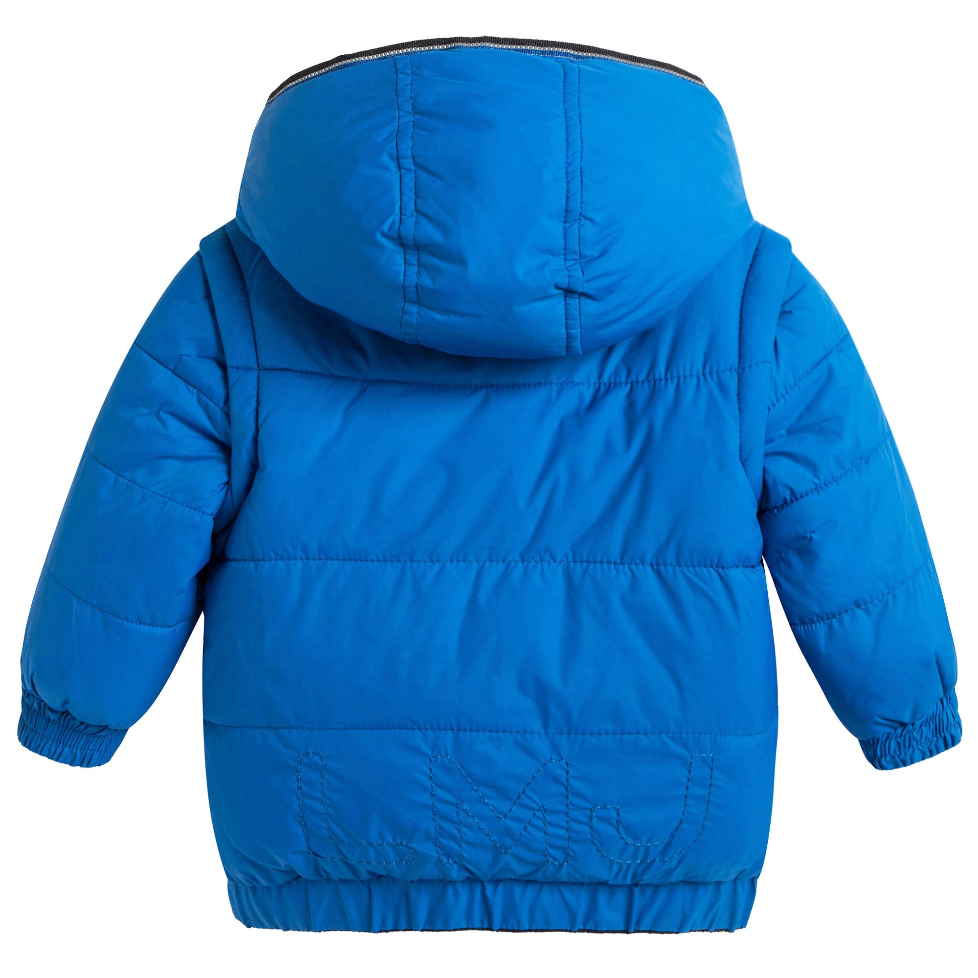 Baby Boys Black & Blue Reversible Cotton Jacket