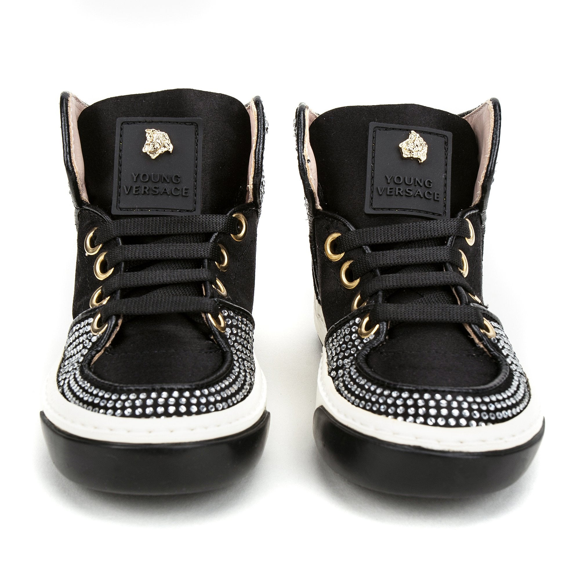 Boys Block&Gold Surface High Top Shoe