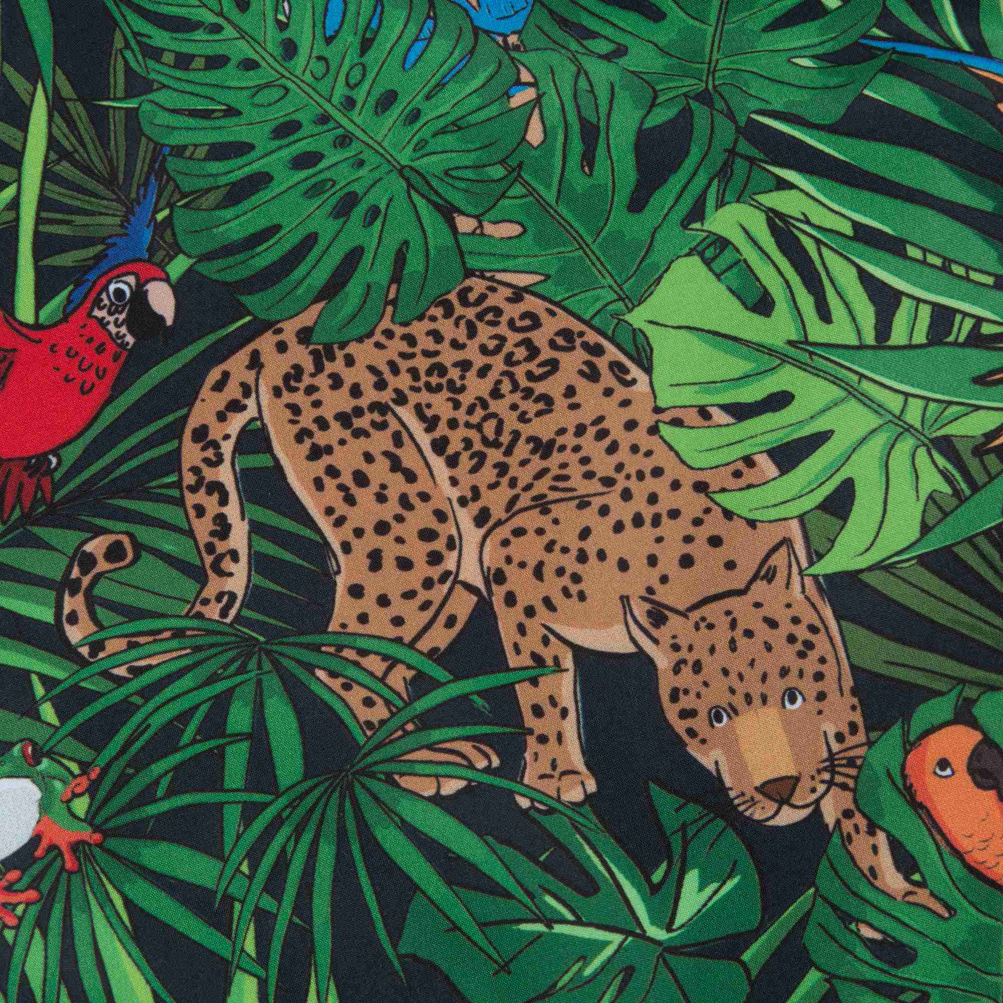 Boys Green Safari Print Baby Shortie