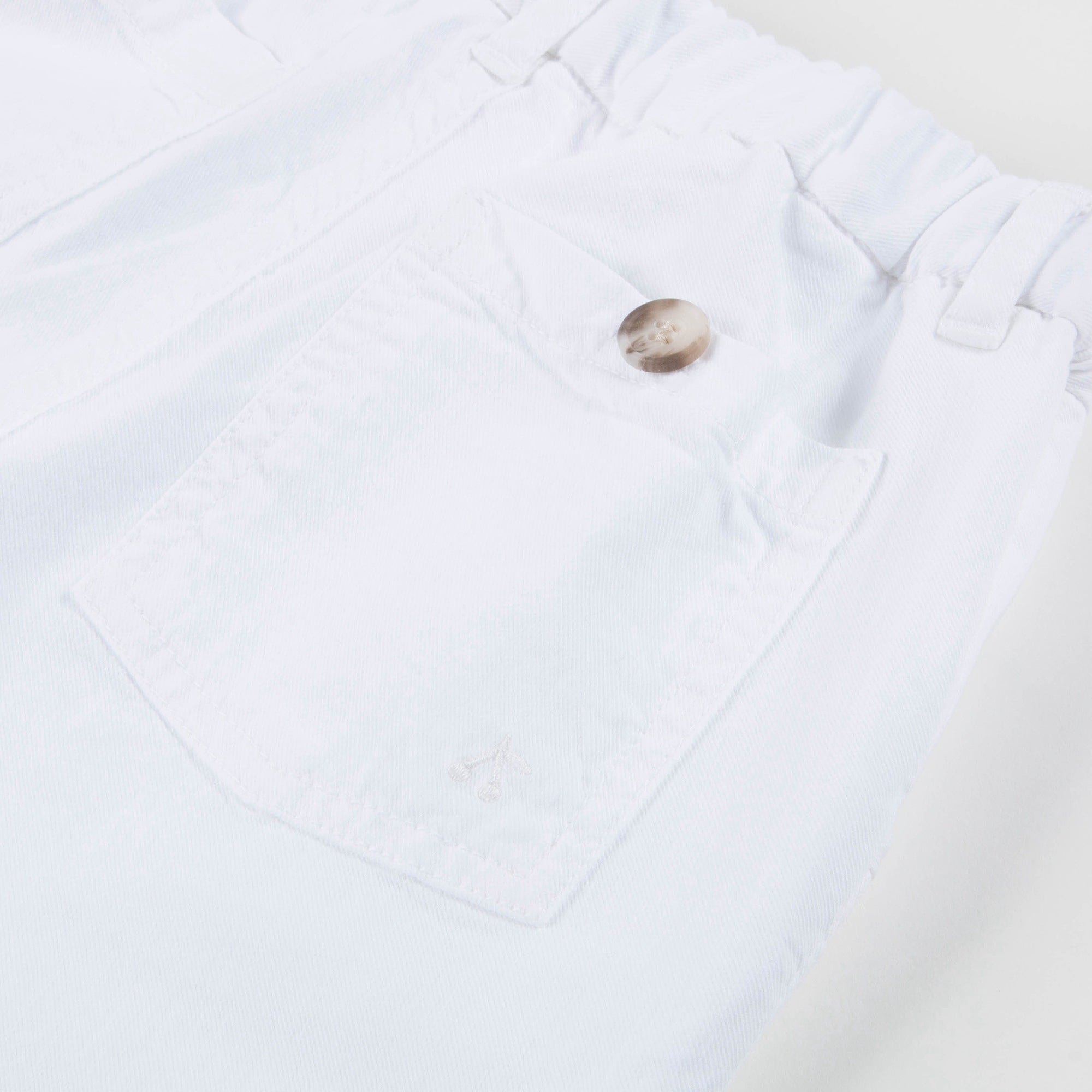 Jean blanc pour fille