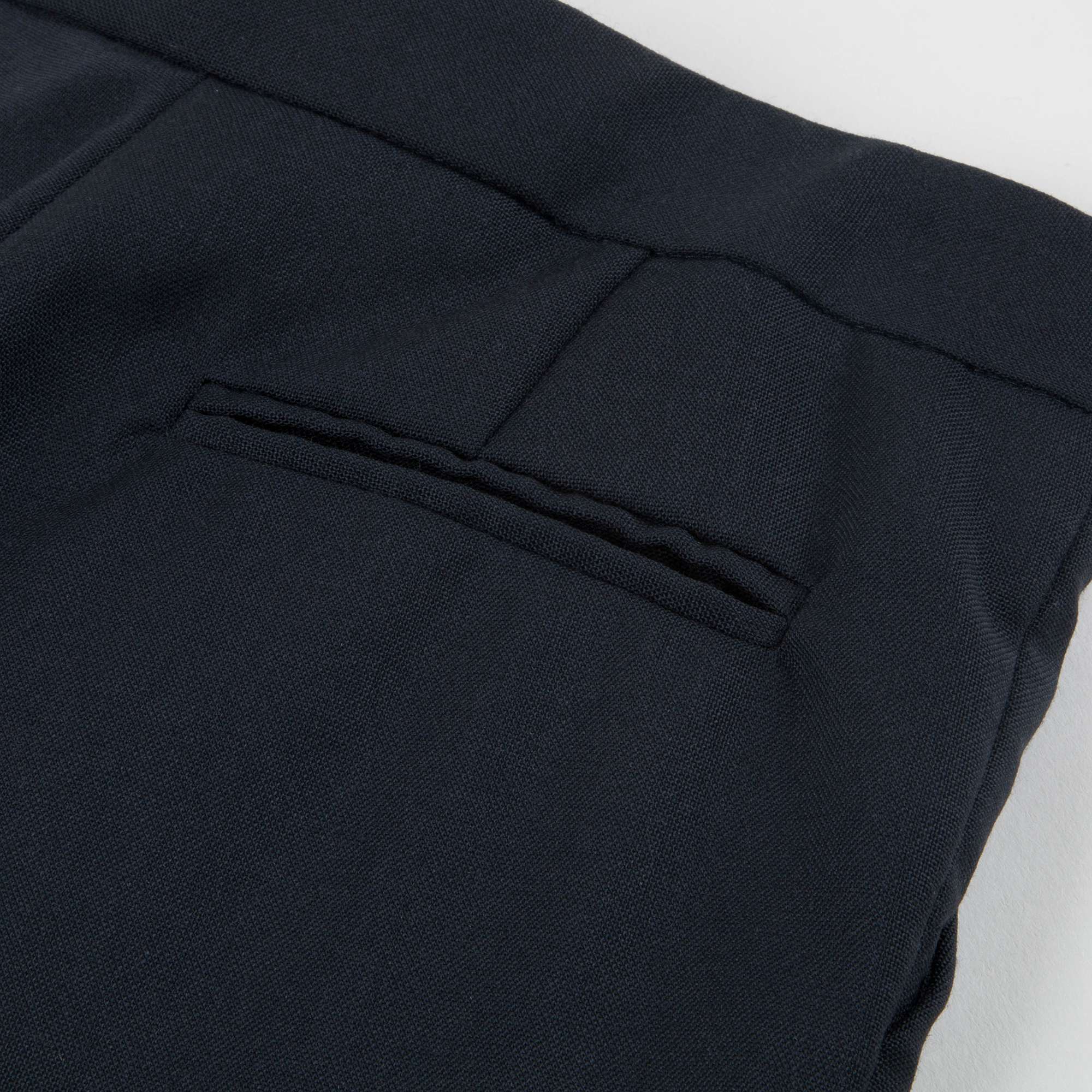 Pantalon en laine bleu marine pour filles
