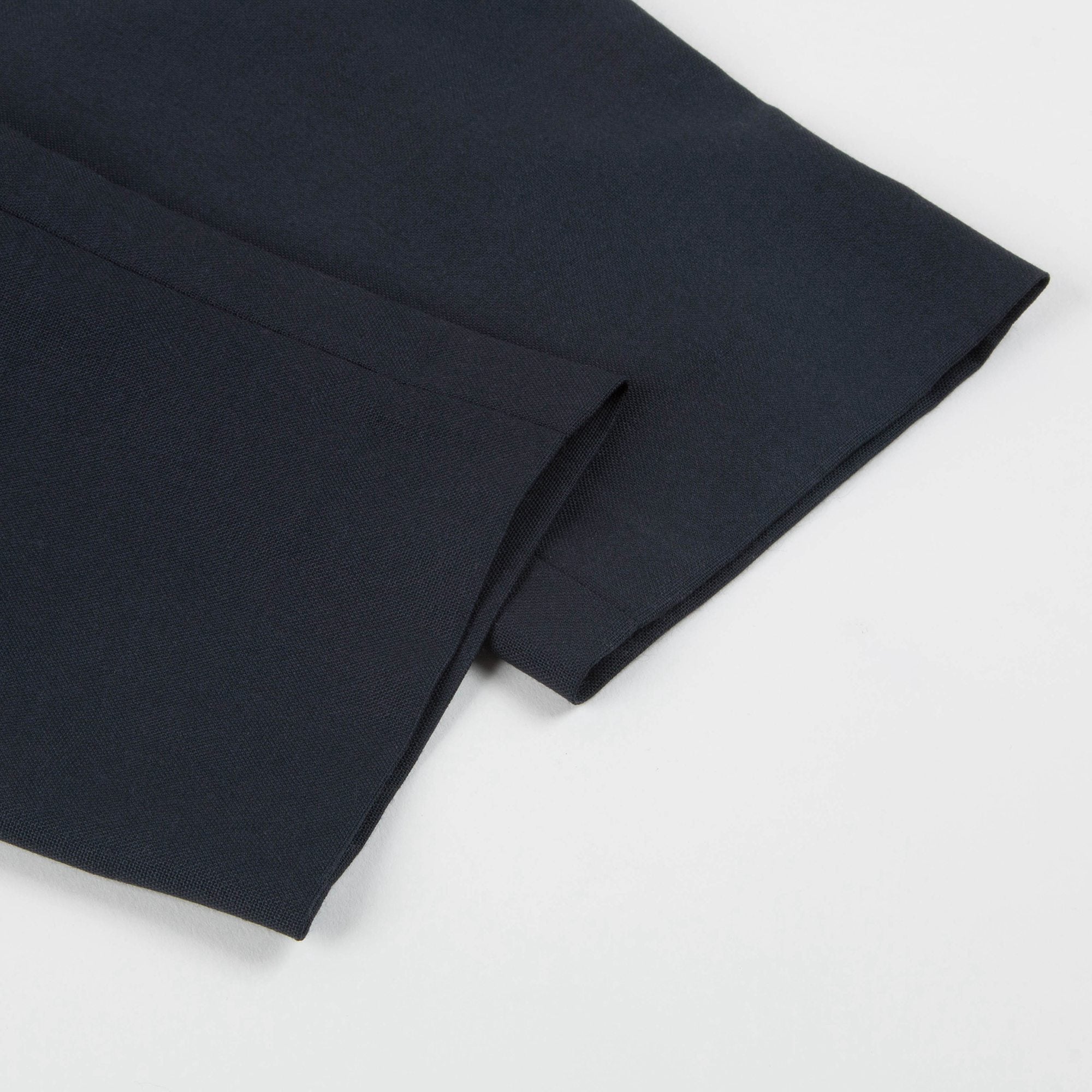 Pantalon en laine bleu marine pour filles
