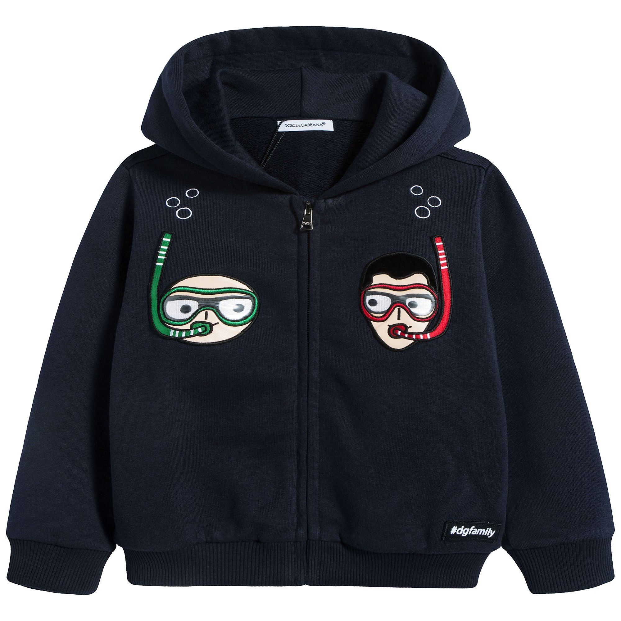 Baby Boys Dark Blue Cotton Cardigan