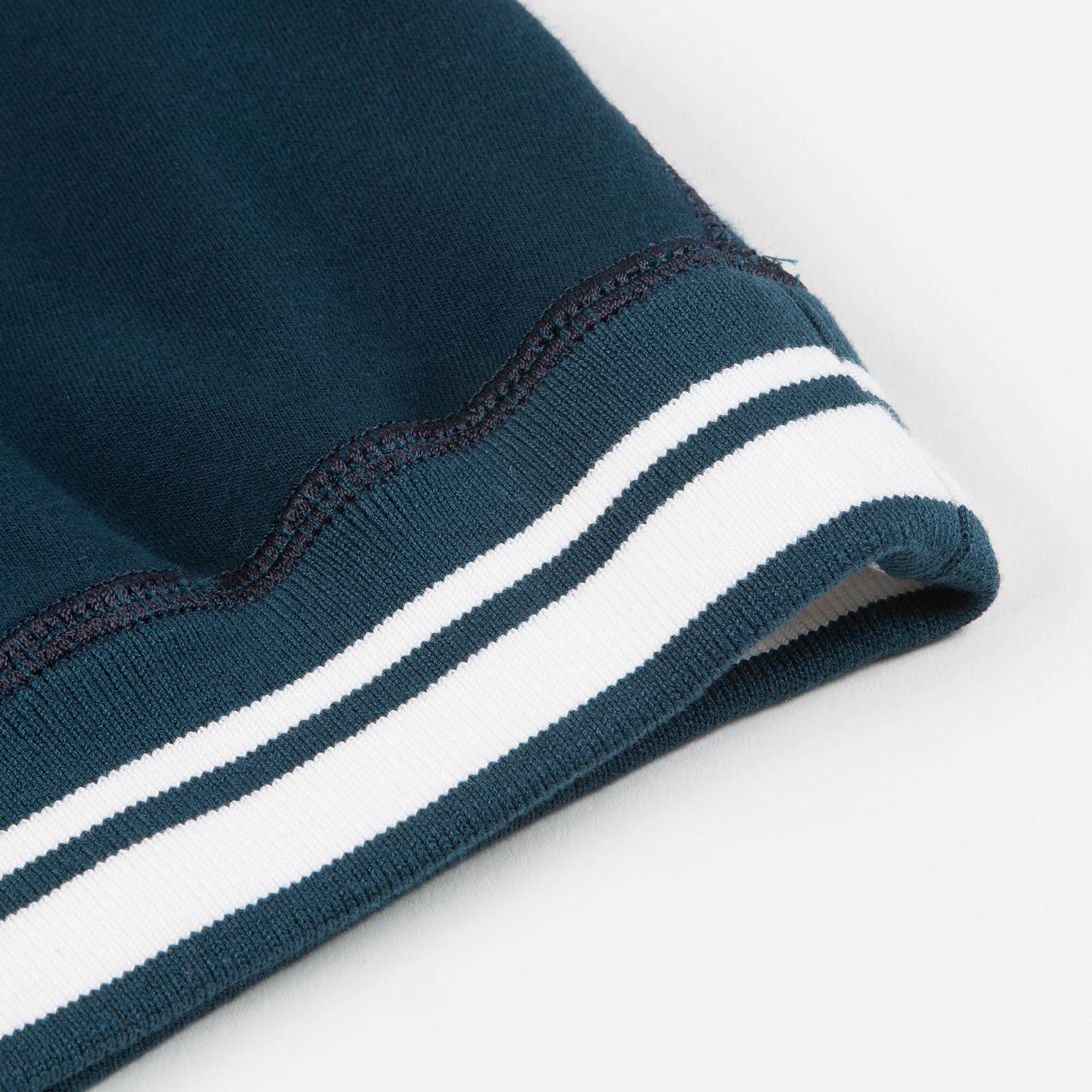 Boys Navy Blue Logo Cotton Sweatshirt