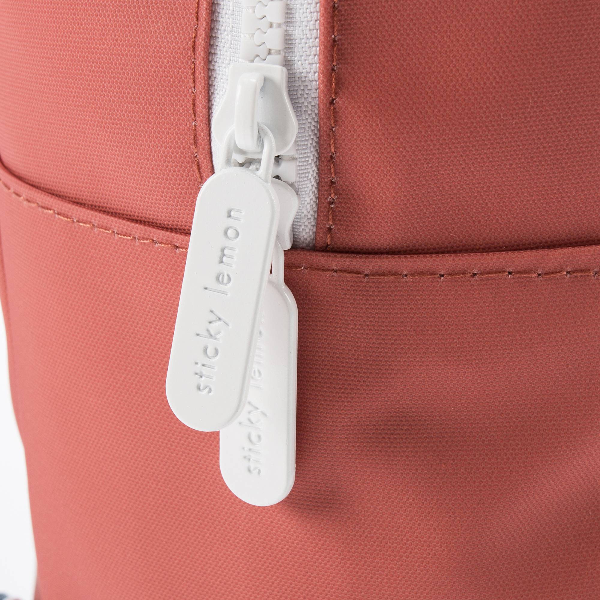 Sac à dos enveloppe grand format rouge rouille pour filles