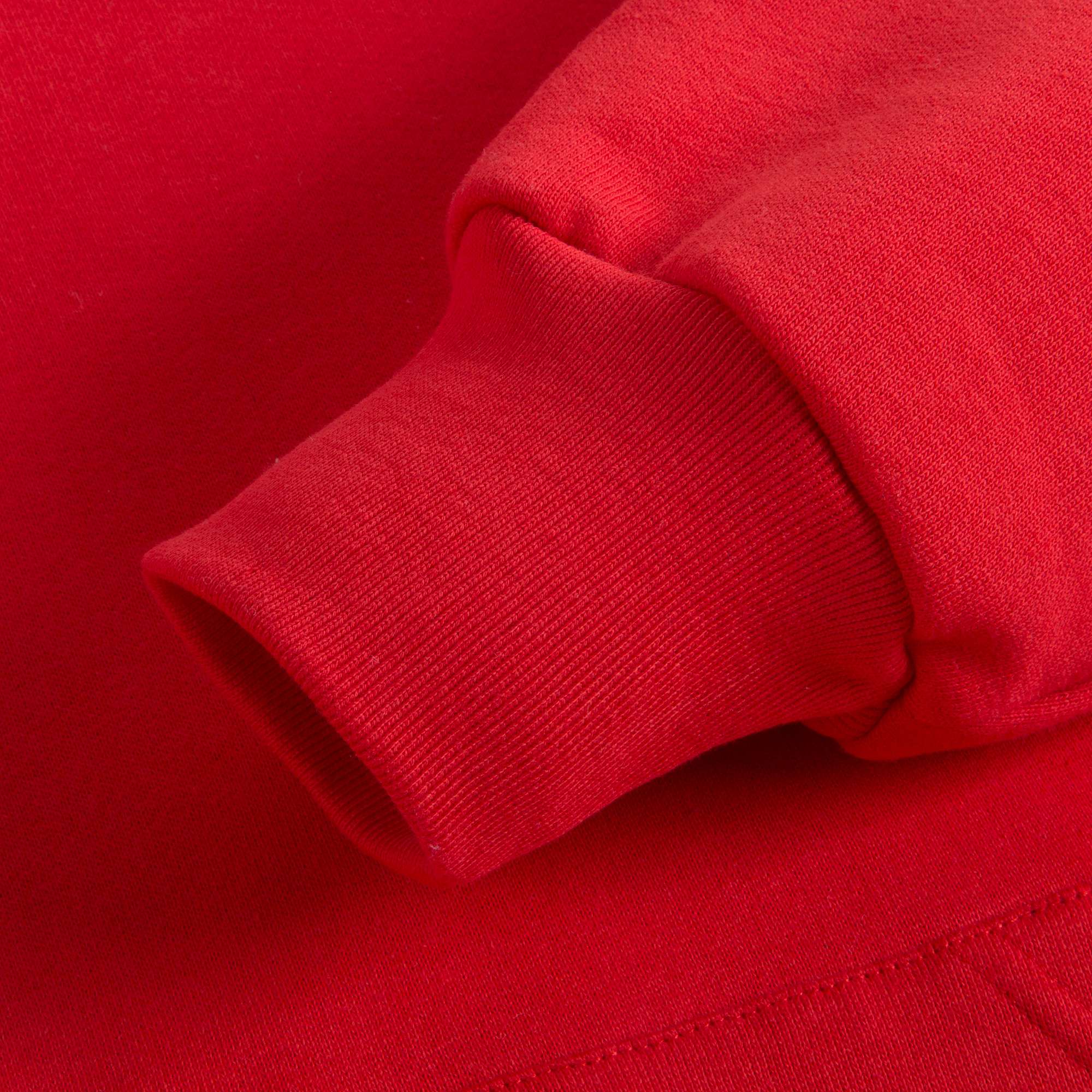 Sweat-shirt en coton à logo rouge pour garçons et filles