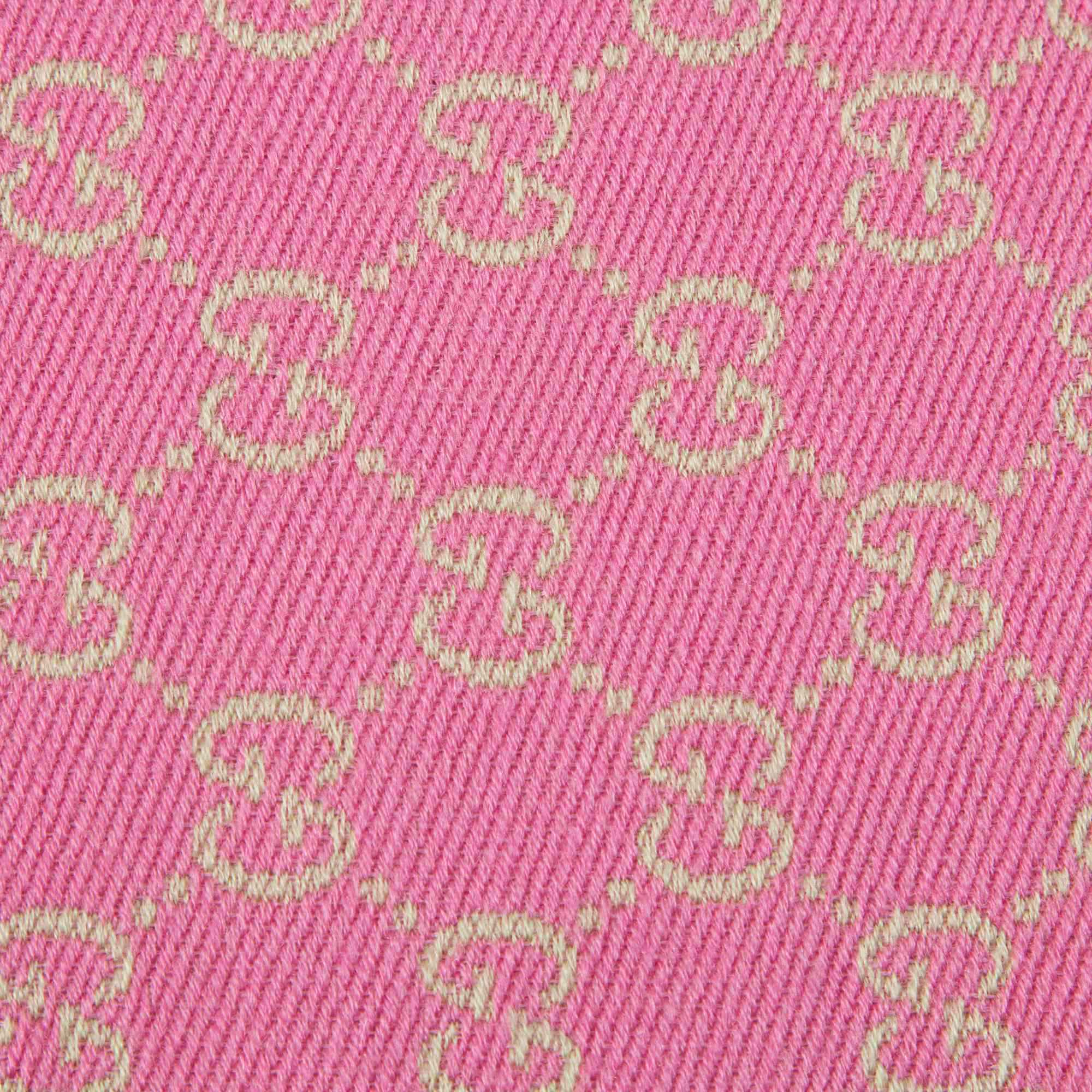 Écharpe en laine et soie rose et jaune pour filles