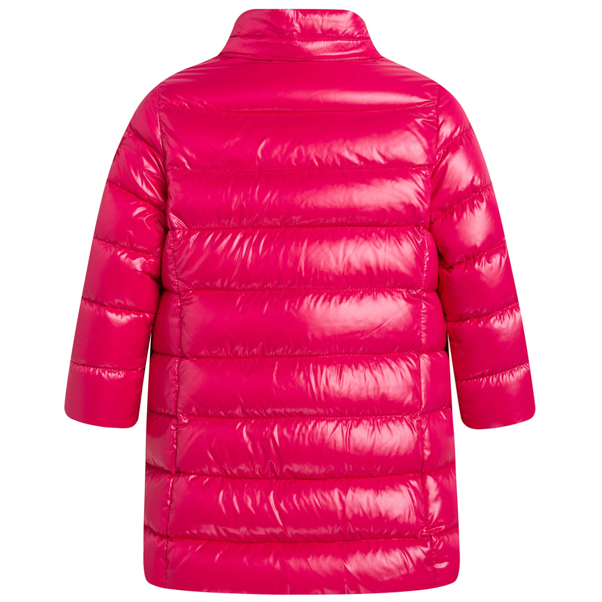 Girls Light Pink Hooded 'Moka' Padded Down Jacket - CÉMAROSE | Children's Fashion Store - 4
