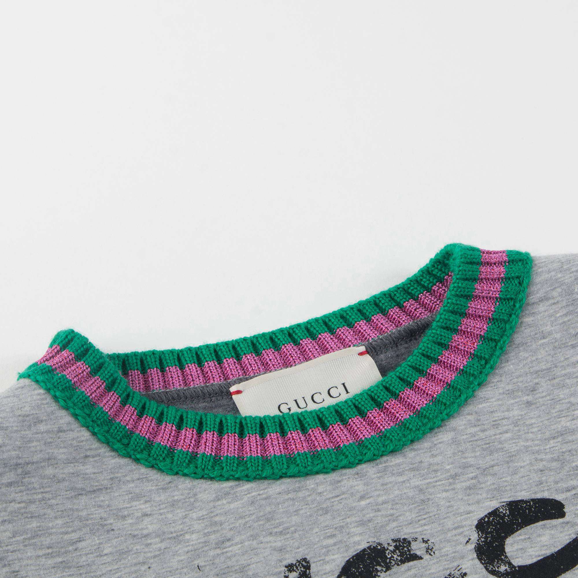 Sweat-shirt gris « Gucci Power » pour fille