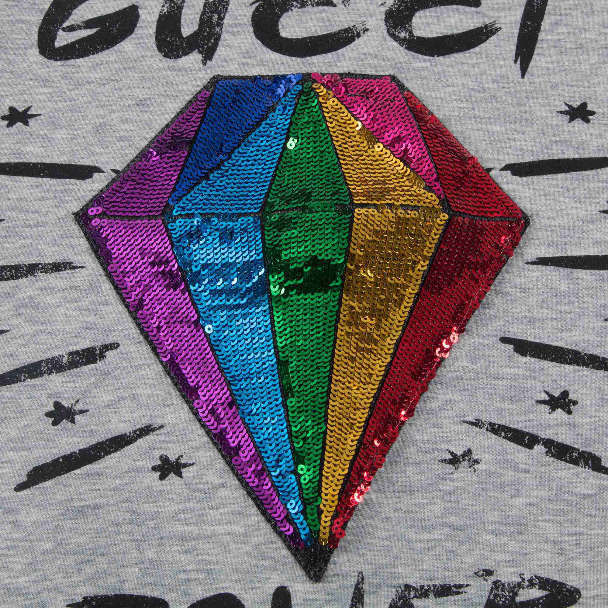 Sweat-shirt gris « Gucci Power » pour fille