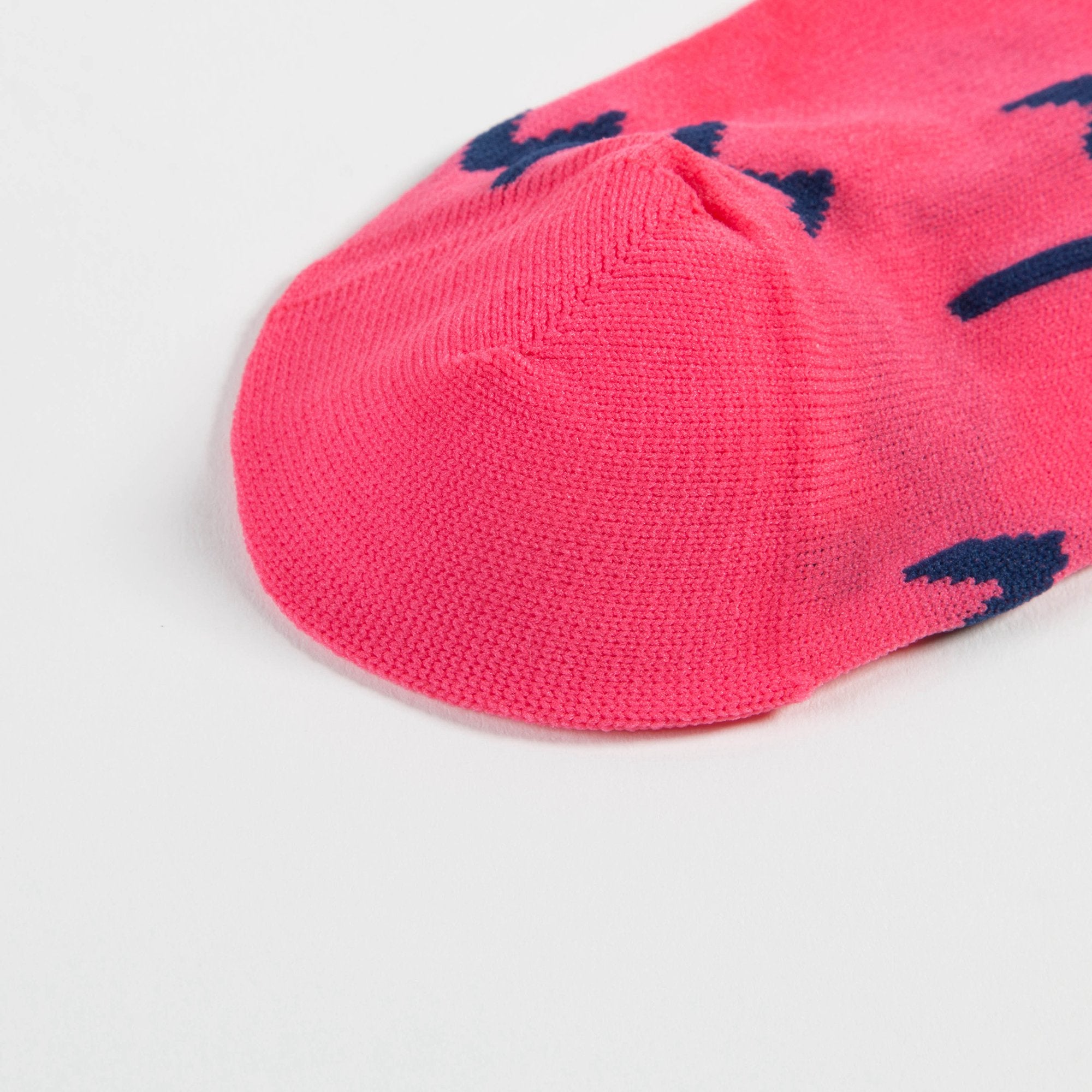 Chaussettes en coton fuchsia pour filles