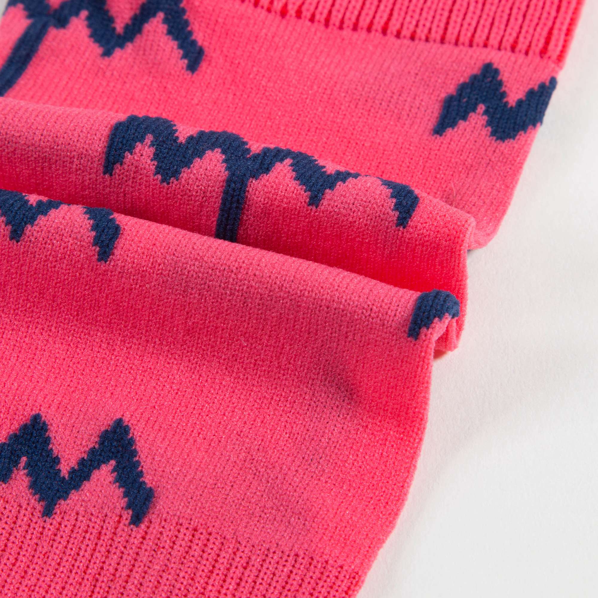 Chaussettes en coton fuchsia pour filles