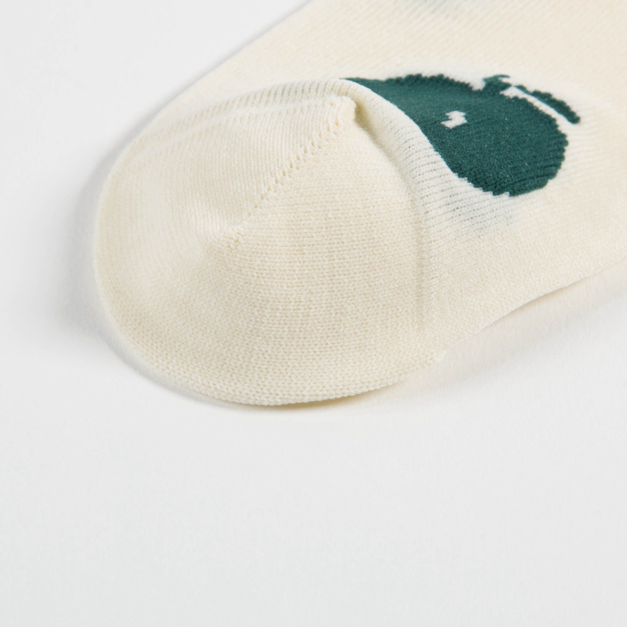 Chaussettes blanches en coton écru pour filles