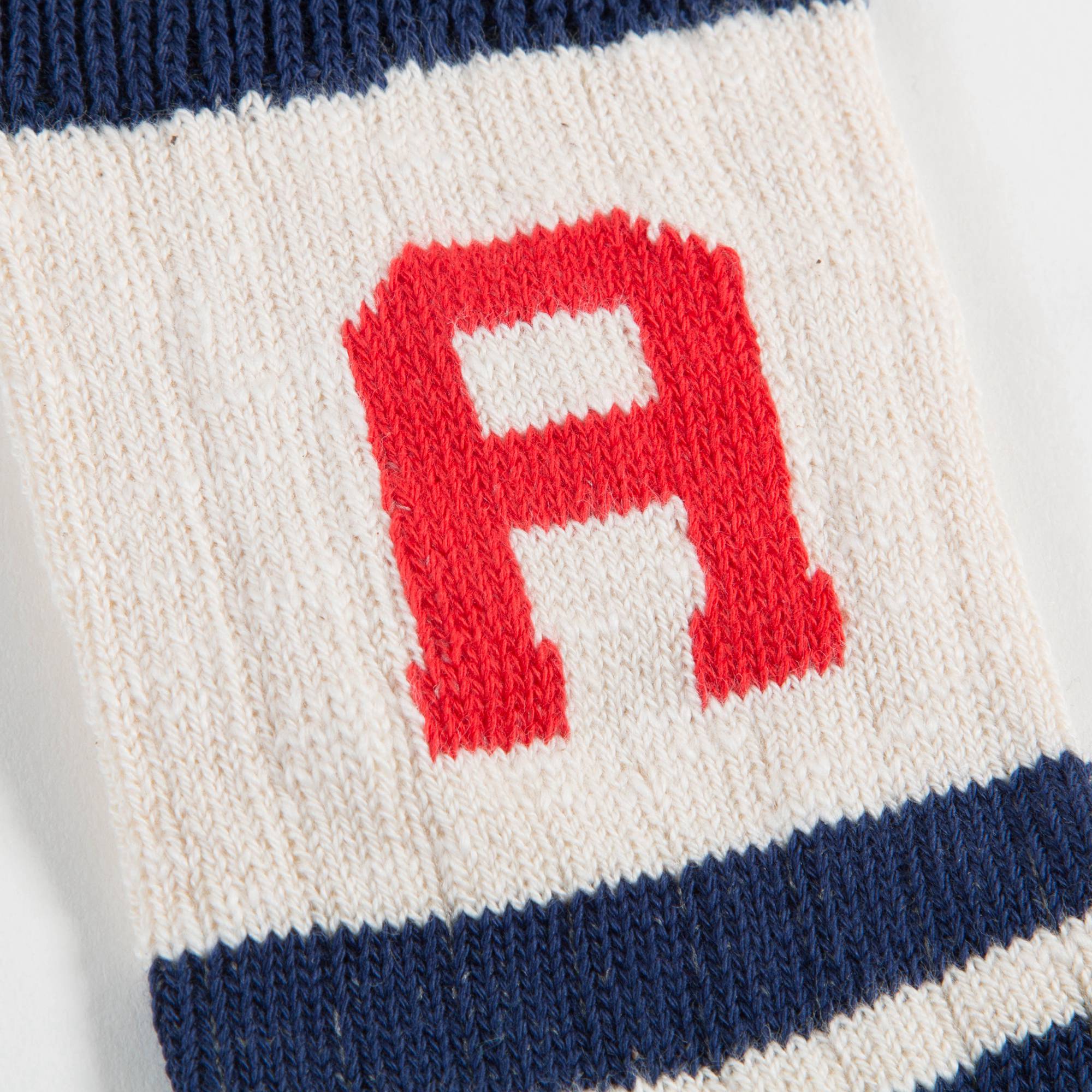 Chaussettes en coton bleu marine pour filles