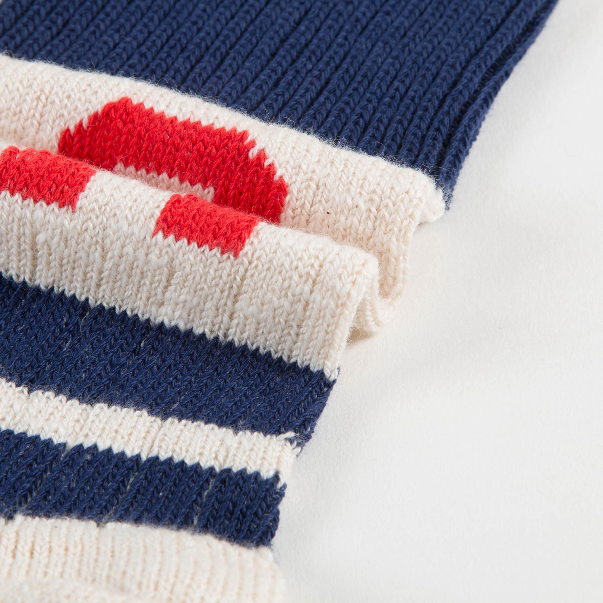 Chaussettes en coton bleu marine pour filles