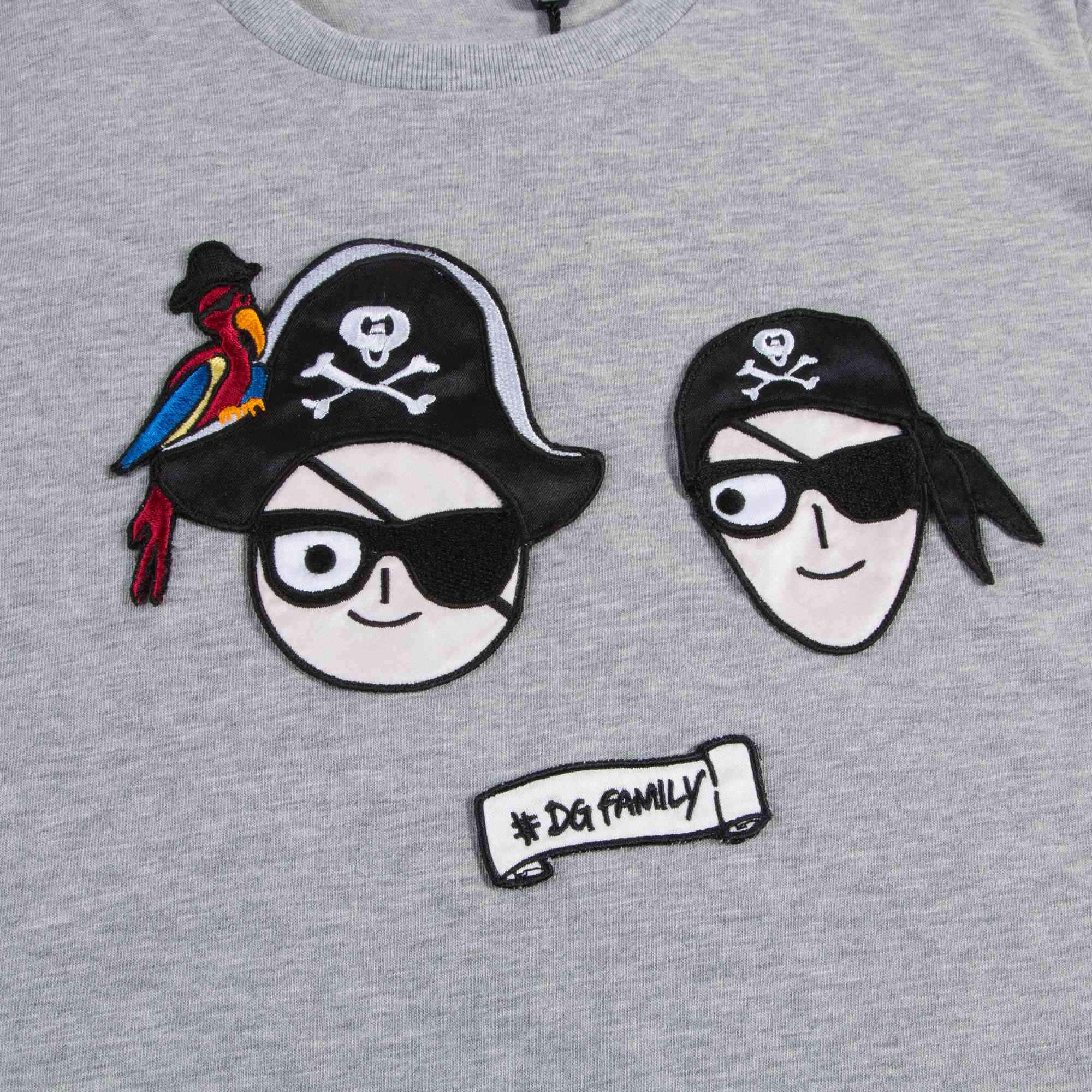 Boys Grey Cotton T-shirt