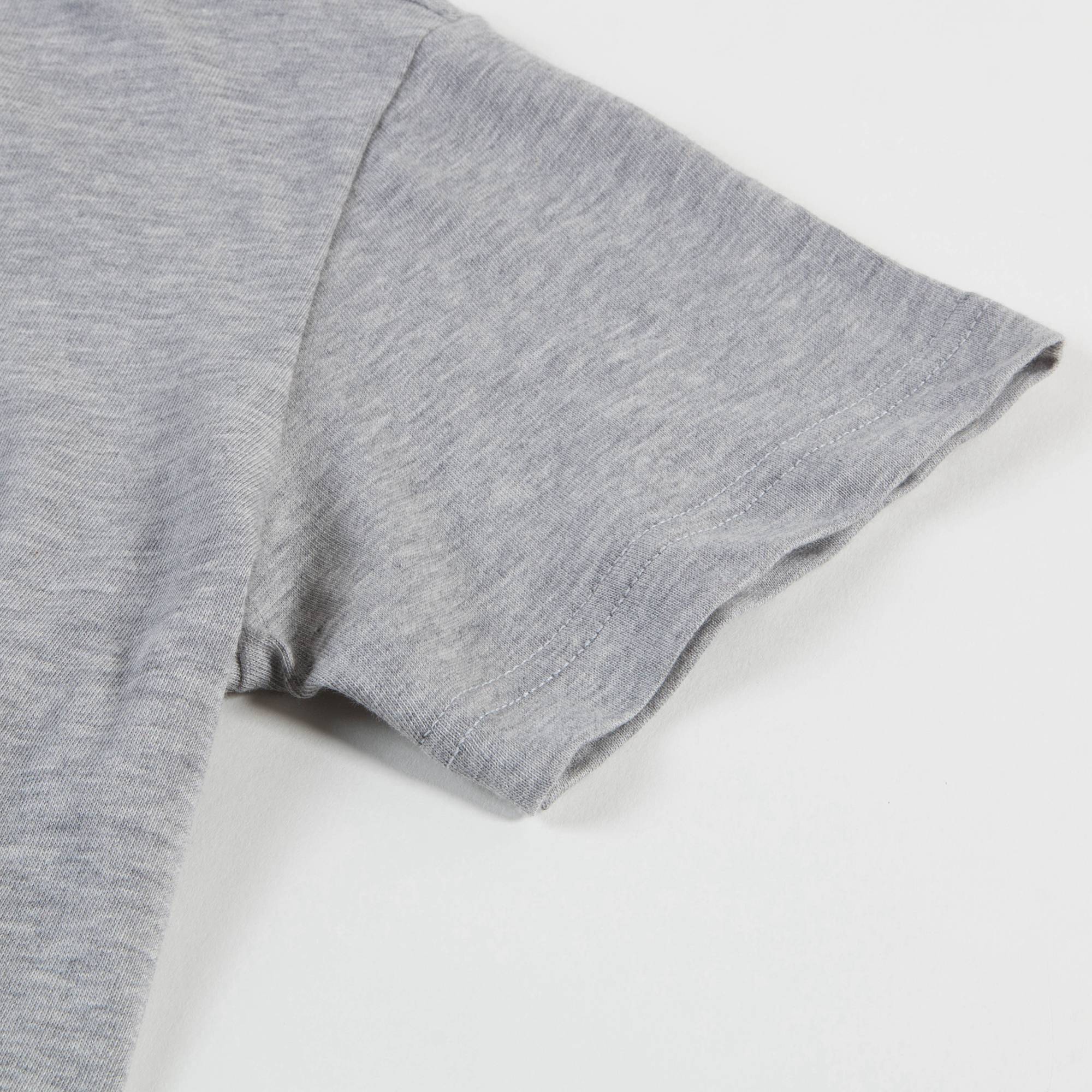 Boys Grey Cotton T-shirt